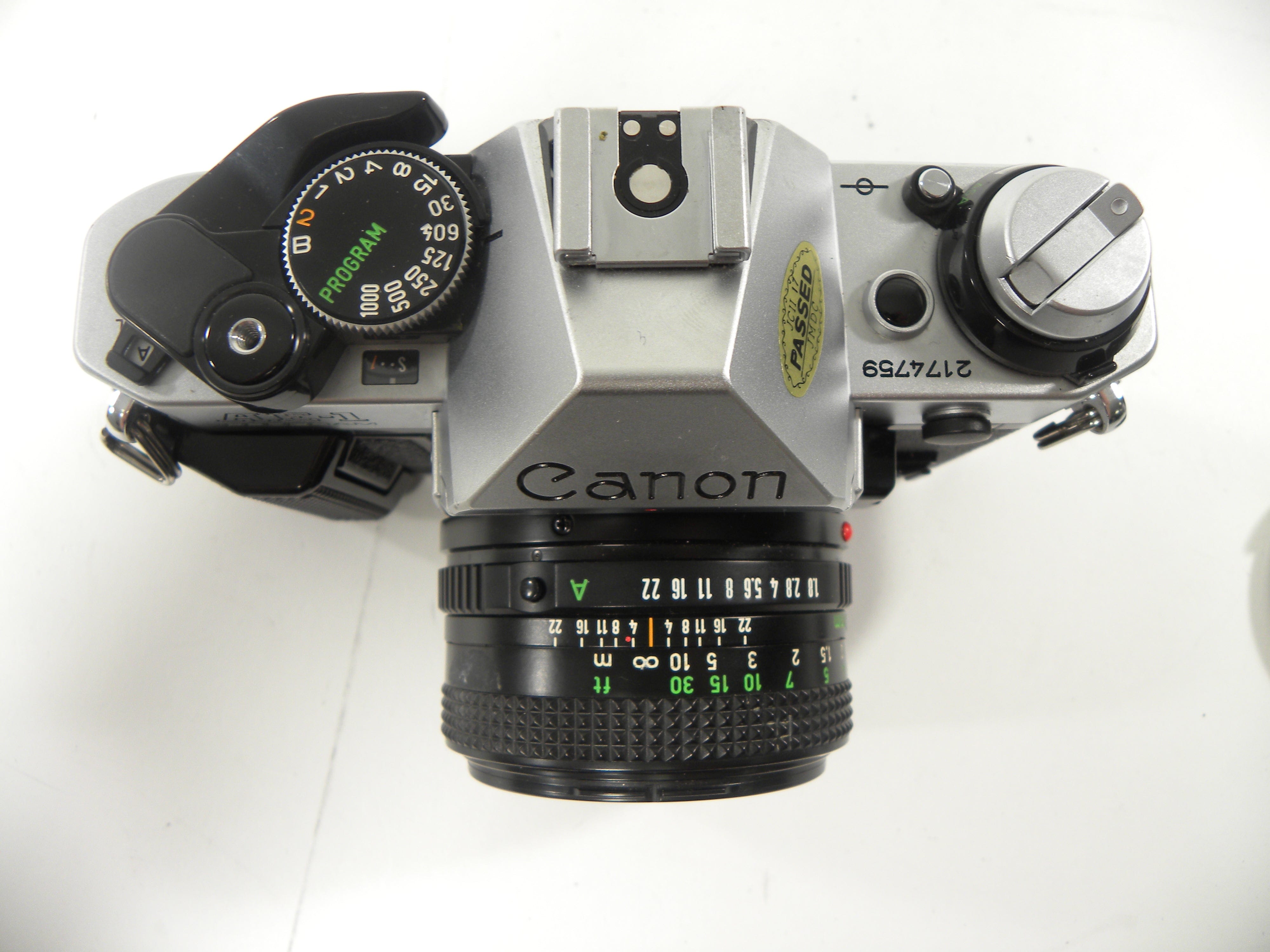 Canon AE-1 Program 35mm SLR w/FD 50mm f1.8