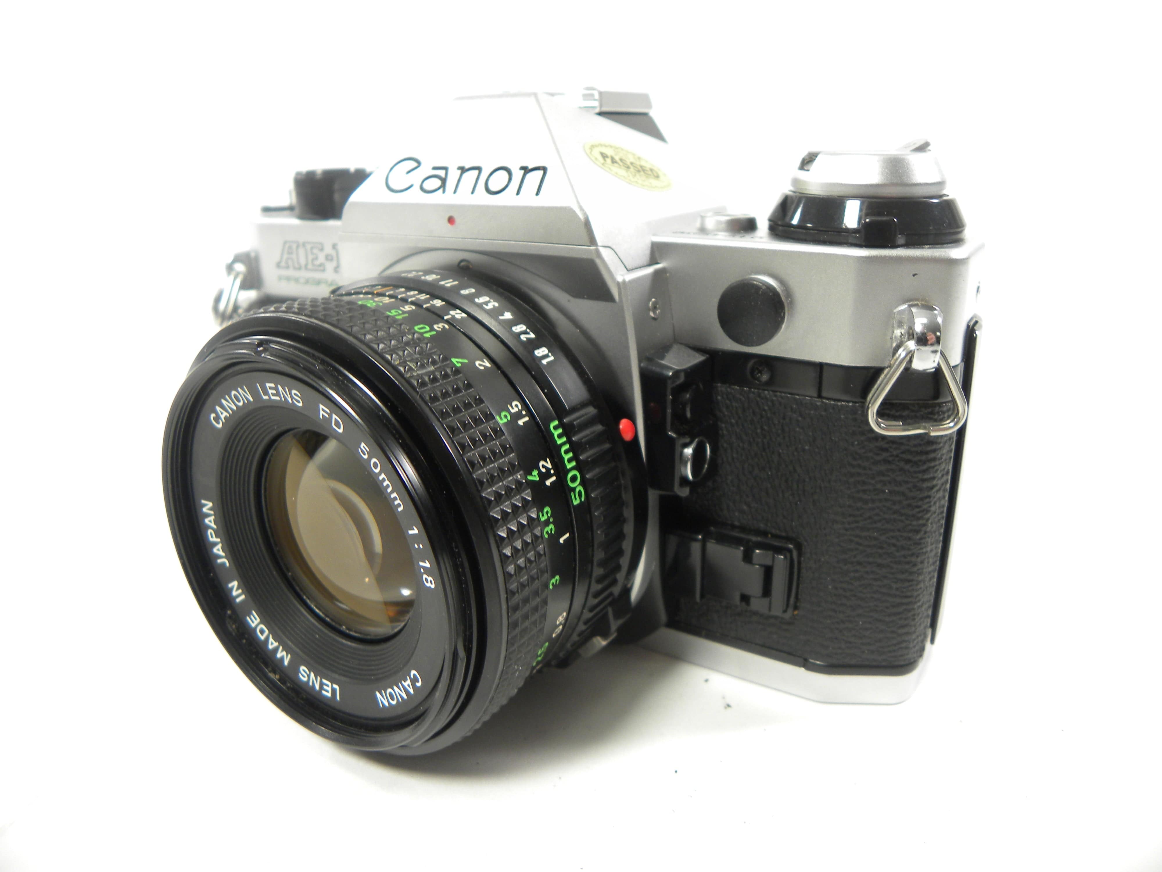 Canon AE-1 Program 35mm SLR w/FD 50mm f1.8