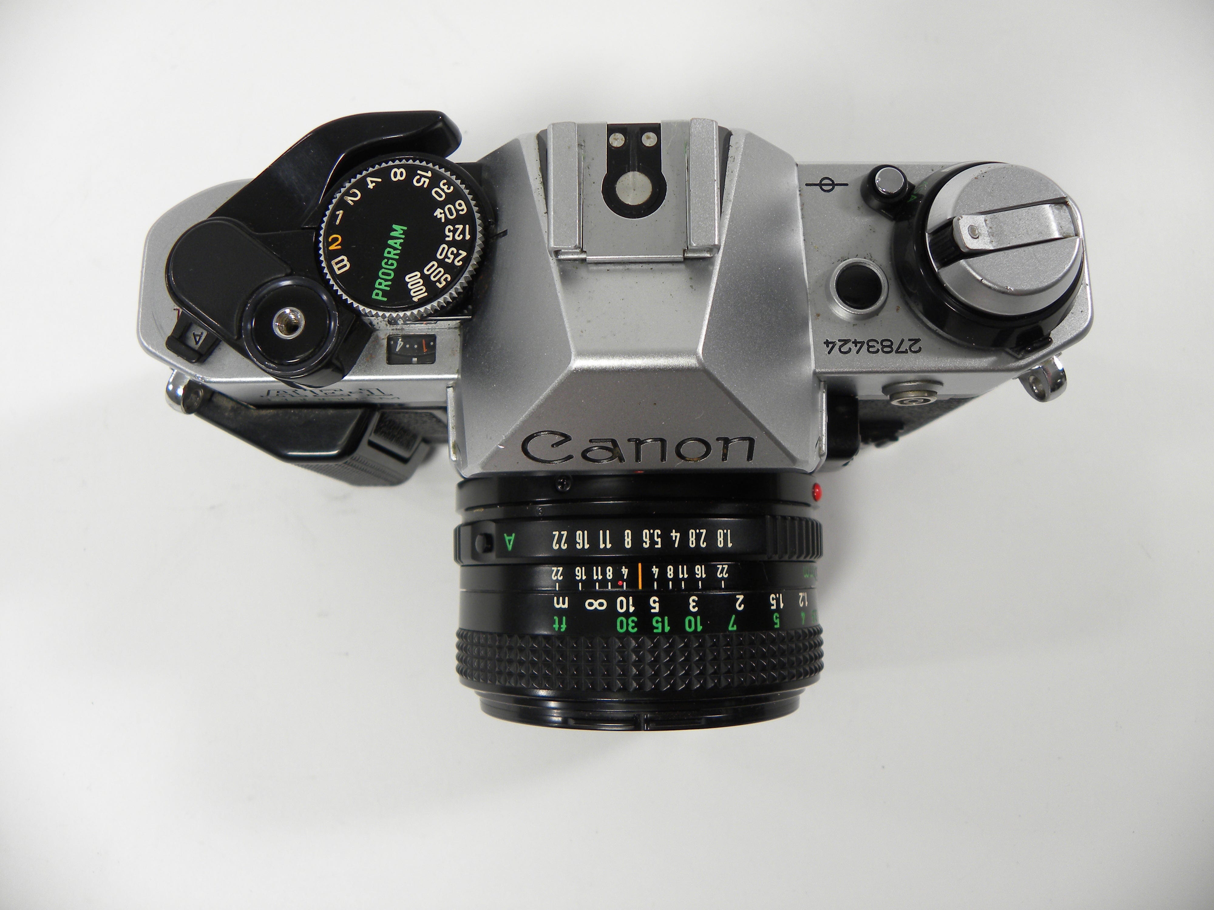 Canon AE-1 Program 35mm SLR w/FD 50mm f1.8