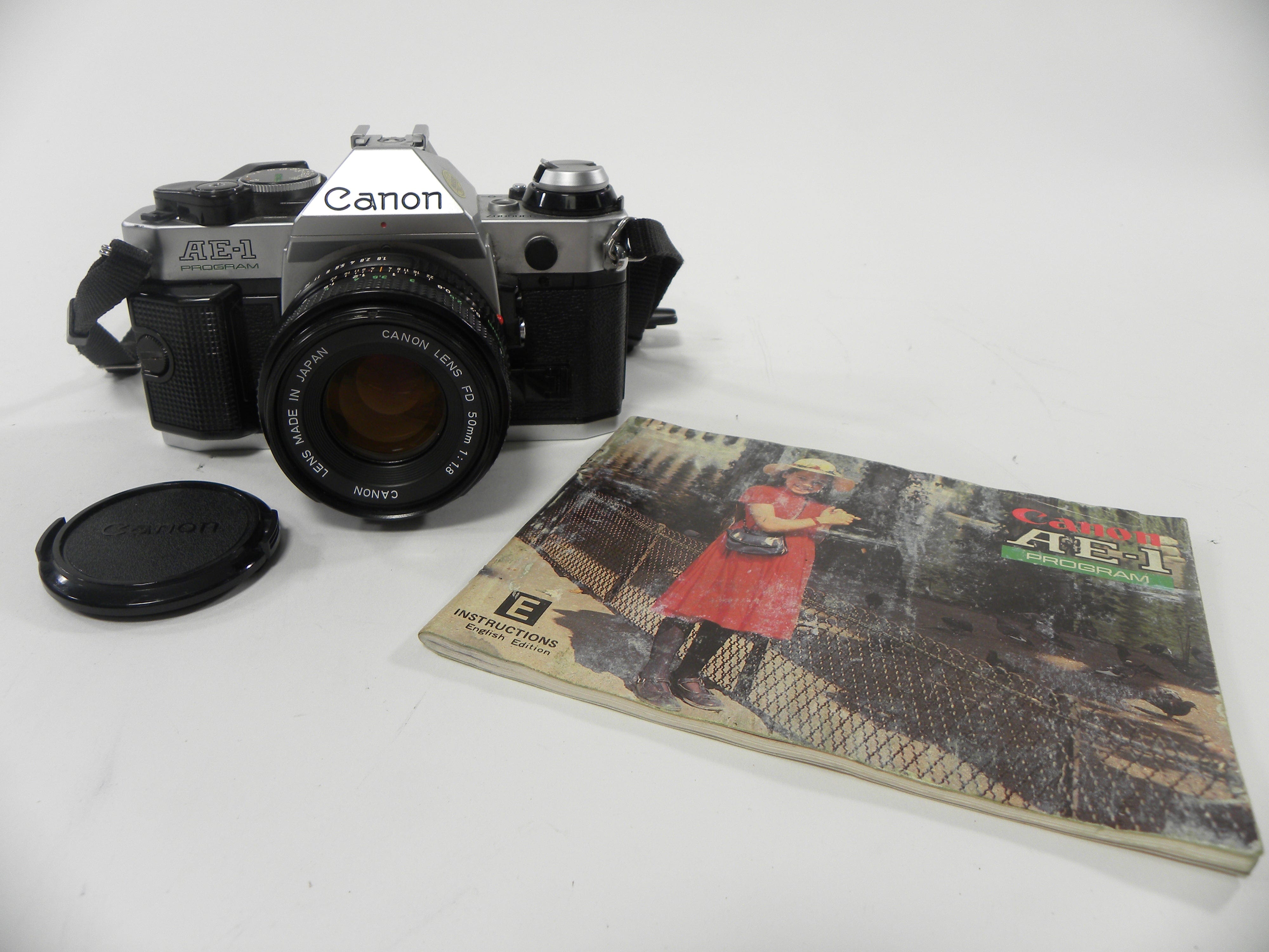 Canon AE-1 Program 35mm SLR w/FD 50mm f1.8