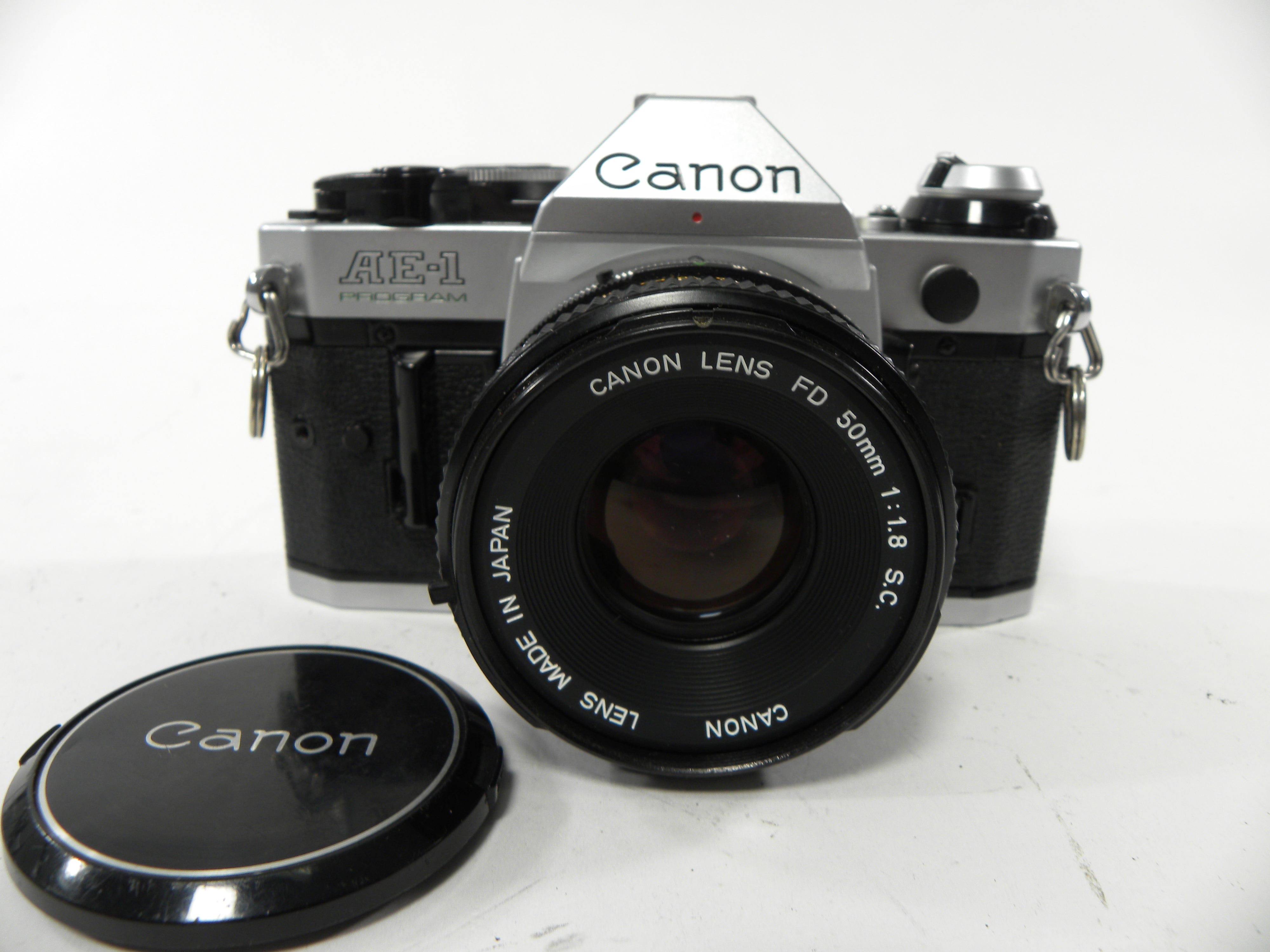 Canon AE-1 Program 35mm SLR w/FD 50mm f1.8