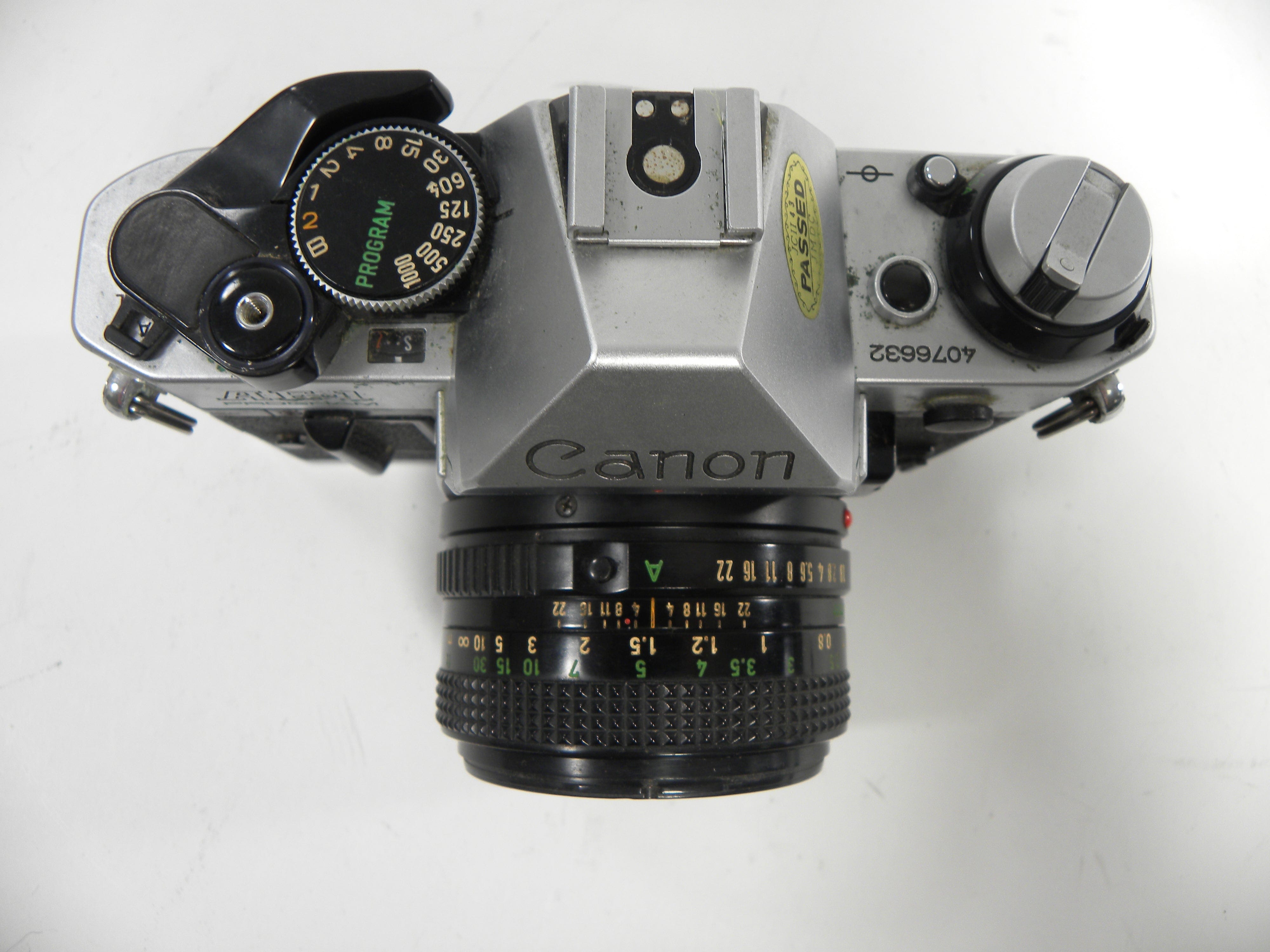 Canon AE-1 Program 35mm SLR w/FD 50mm f1.8