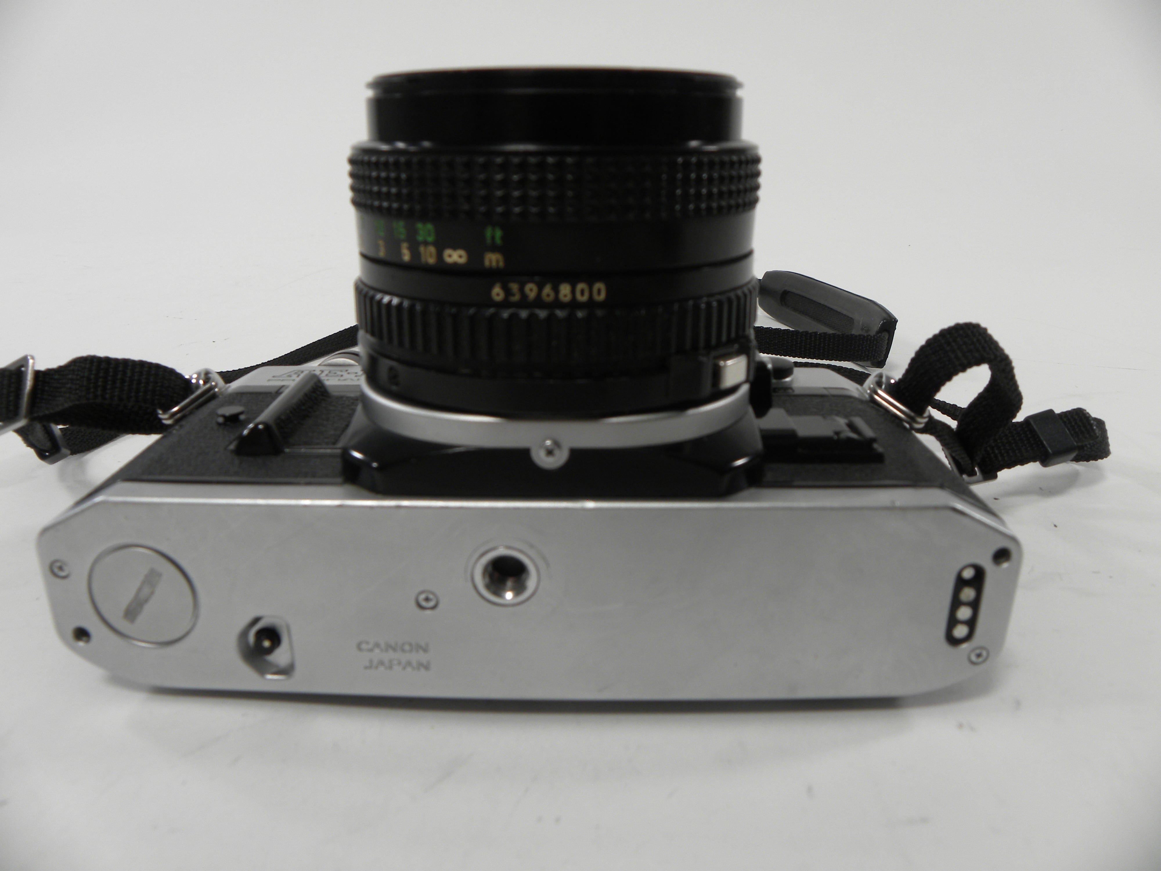 Canon AE-1 Program 35mm SLR Camera with a 50mm f/1.8 S.C. FD Lens