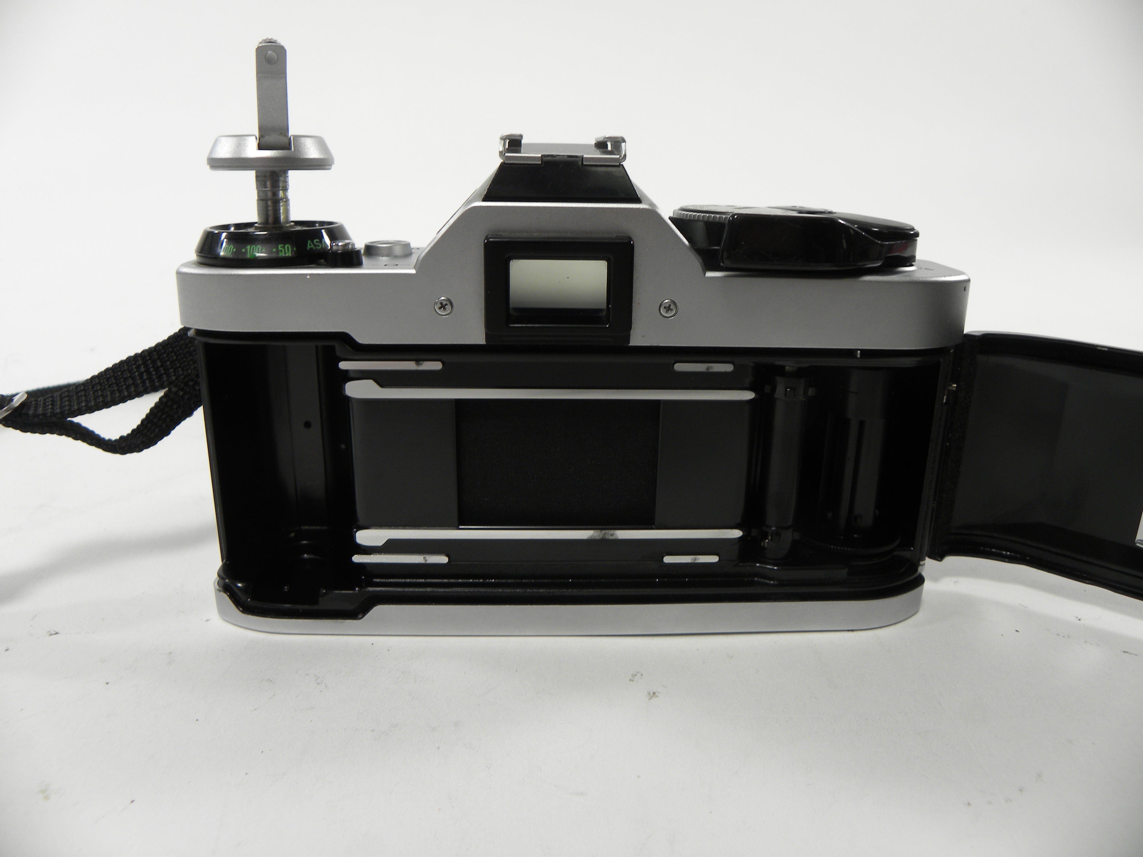 Canon AE-1 Program 35mm SLR Camera with a 50mm f/1.8 S.C. FD Lens