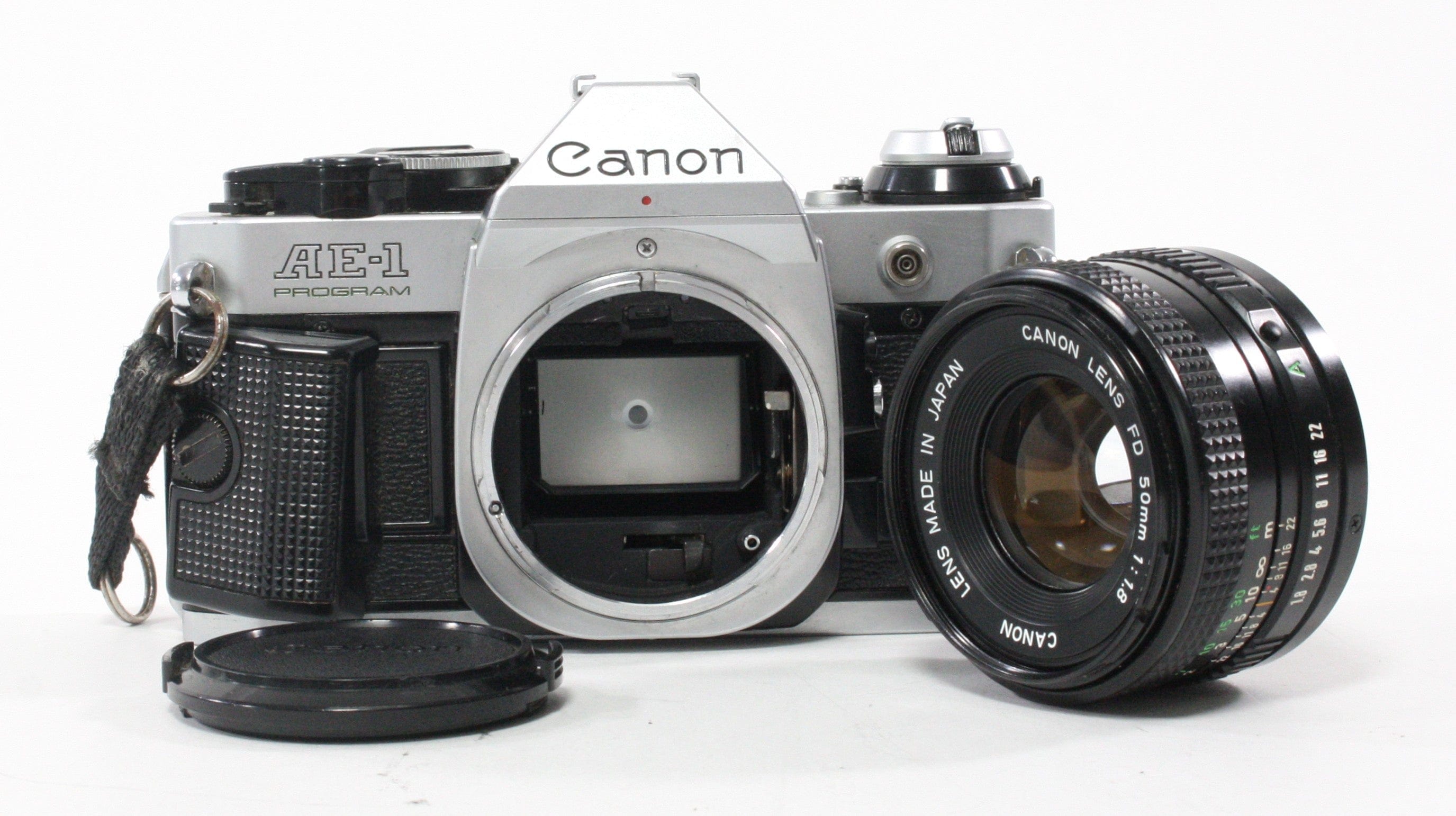 Canon AE-1 Program Camera with 50mm f/1.8 Lens