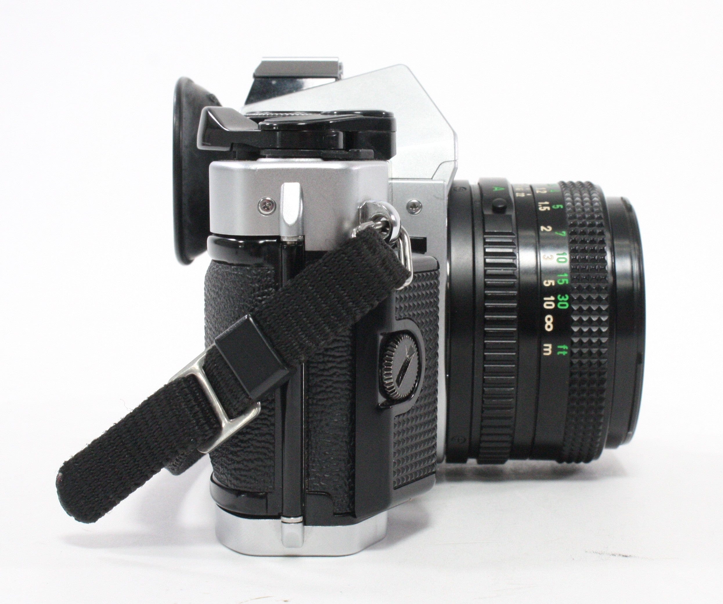 Canon AE-1 Program SLR Camera with 50mm f/1.8 Lens