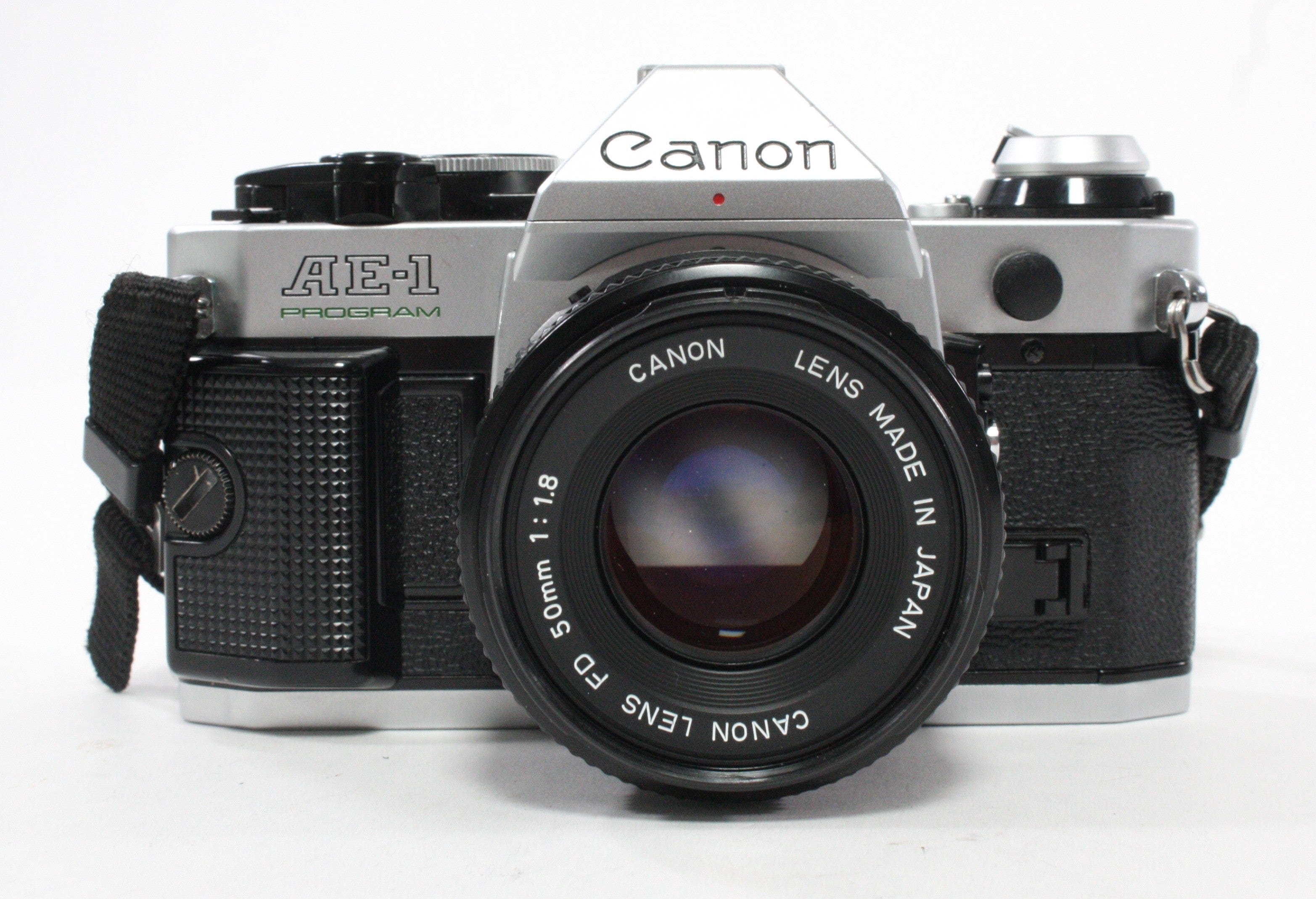 Canon AE-1 Program SLR Camera with 50mm f/1.8 Lens