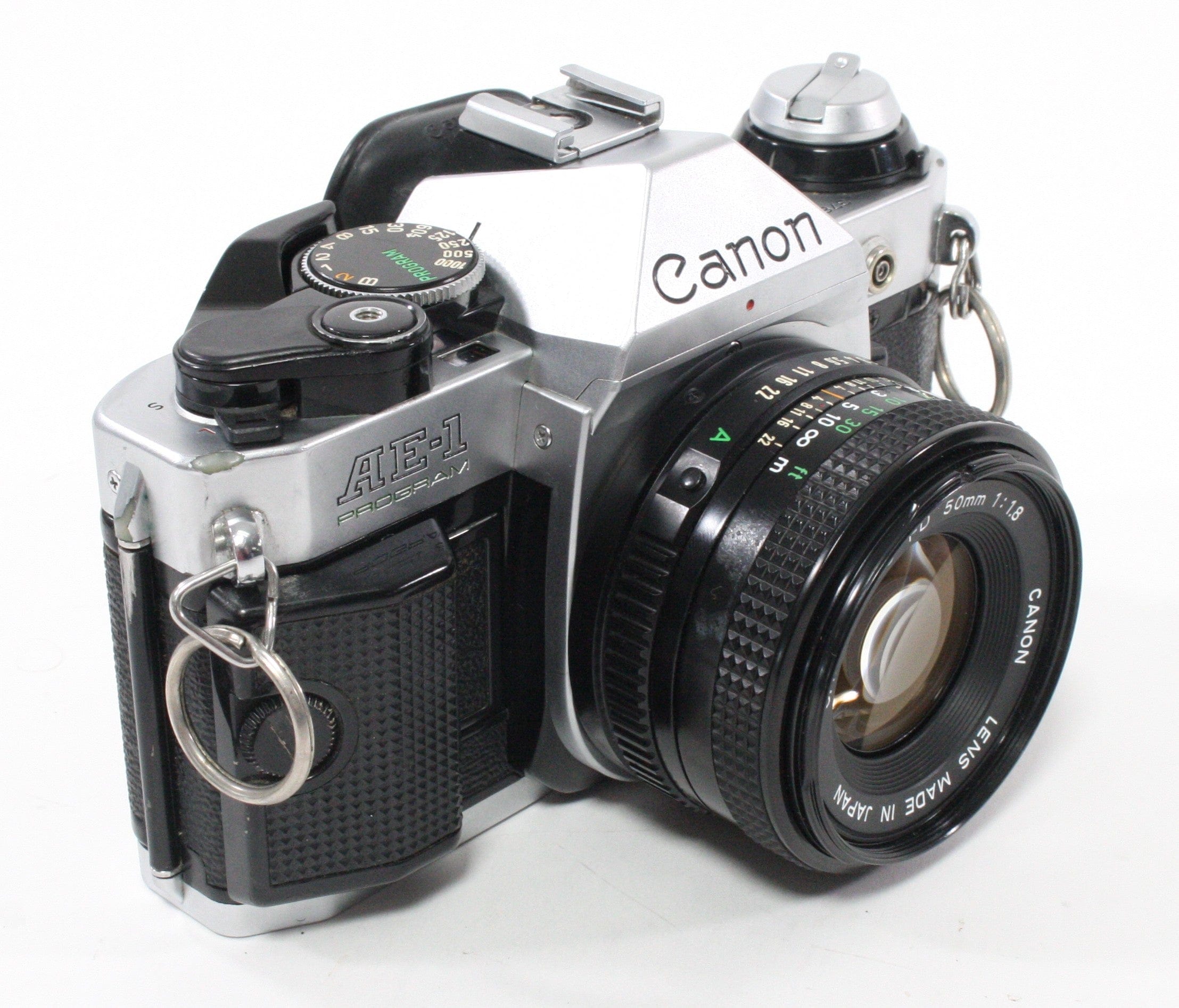 Canon AE-1 Program with 50 mm f/1.8 Lens