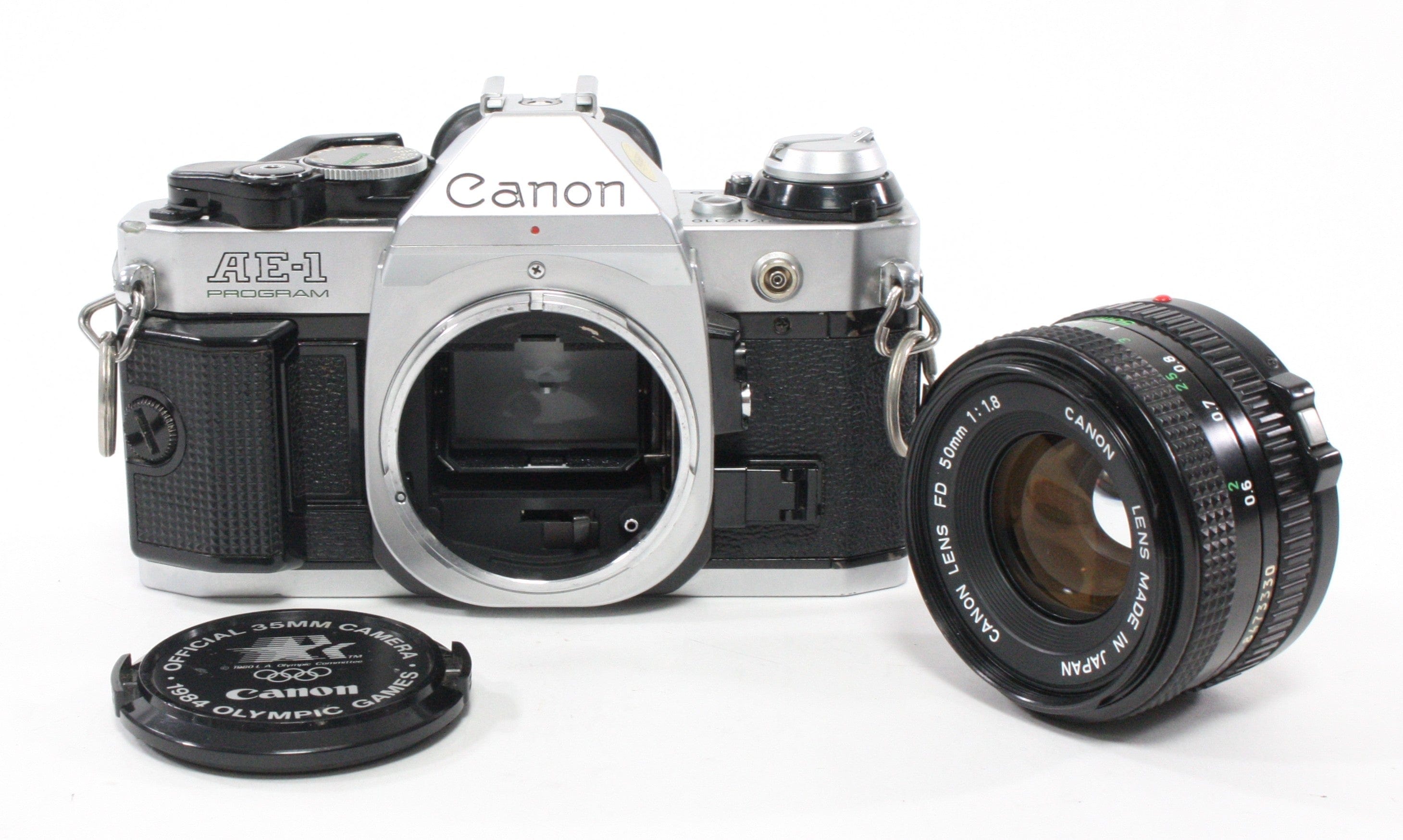 Canon AE-1 Program with 50 mm f/1.8 Lens