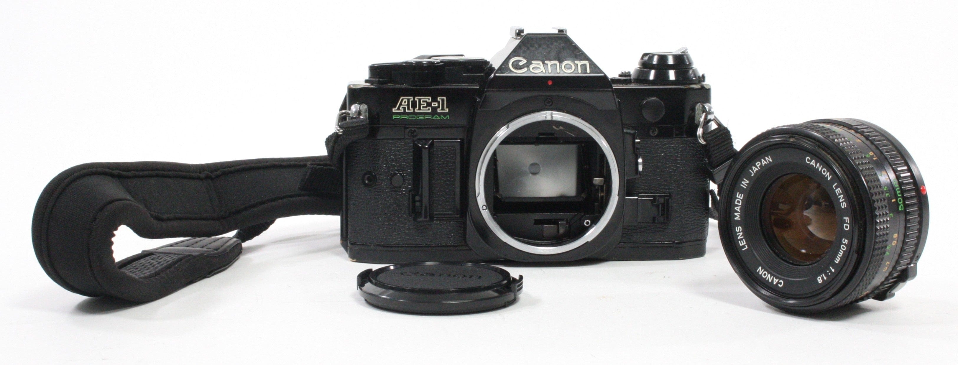 Canon AE-1 Program with 50mm f/1.8 Lens (Black)