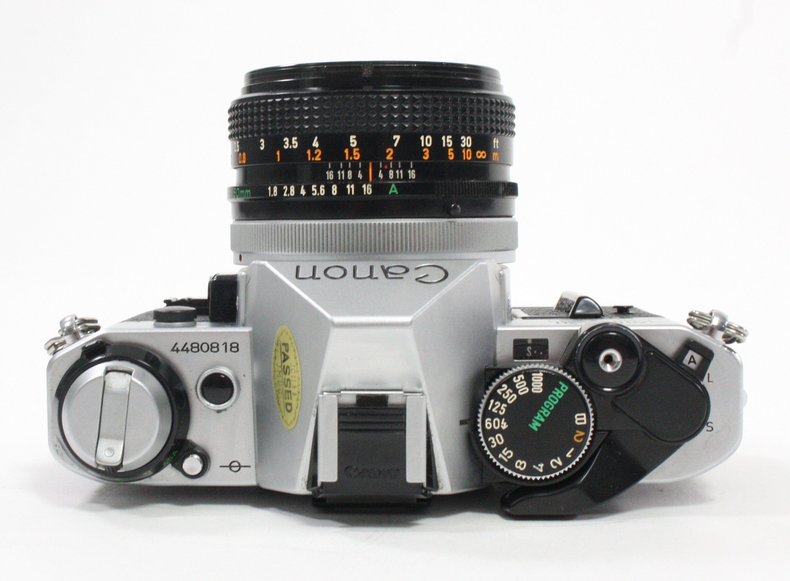 Canon AE-1 Program with 50mm f/1.8 S.C. Lens