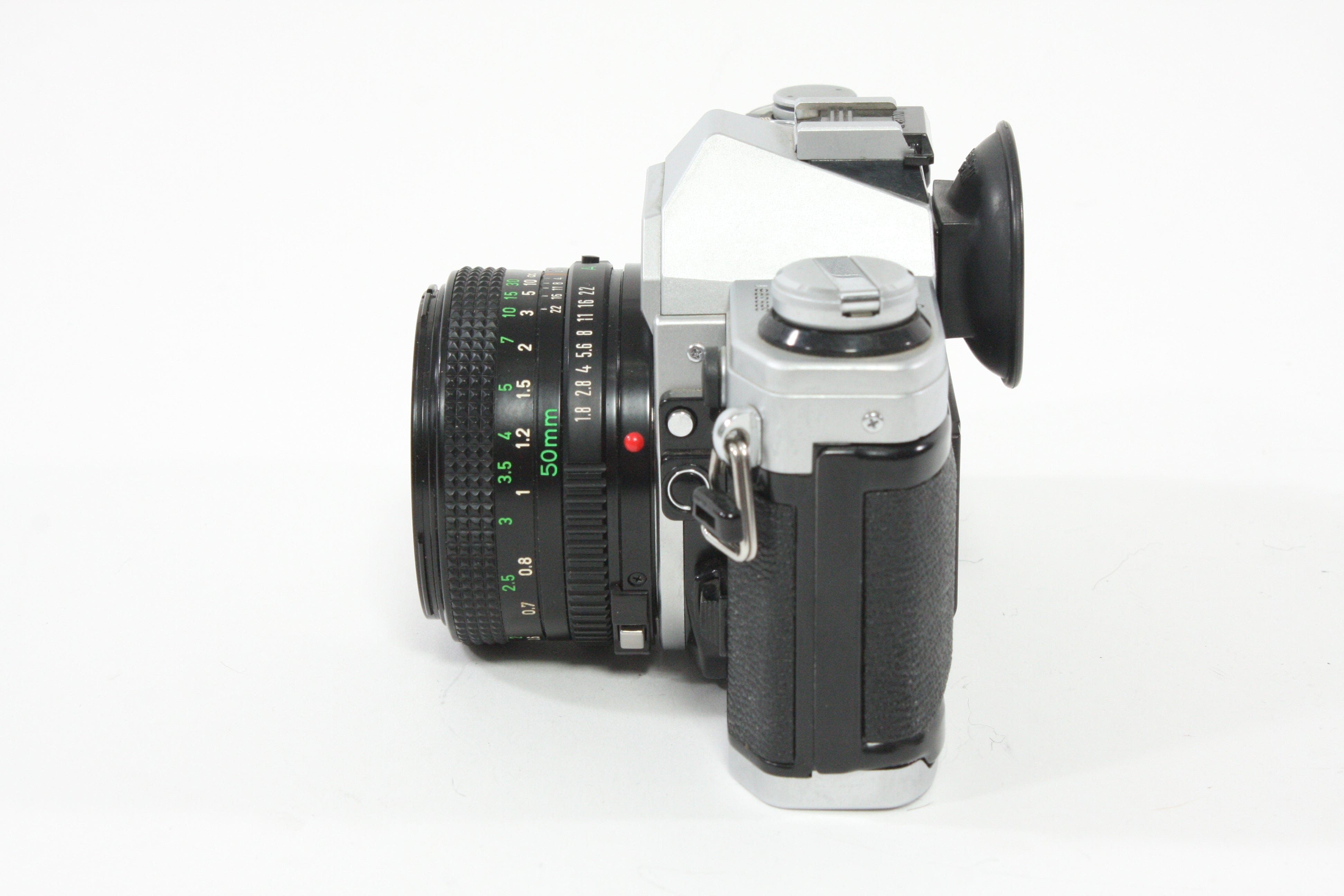 Canon AE-1 with 50mm F1.8 lens