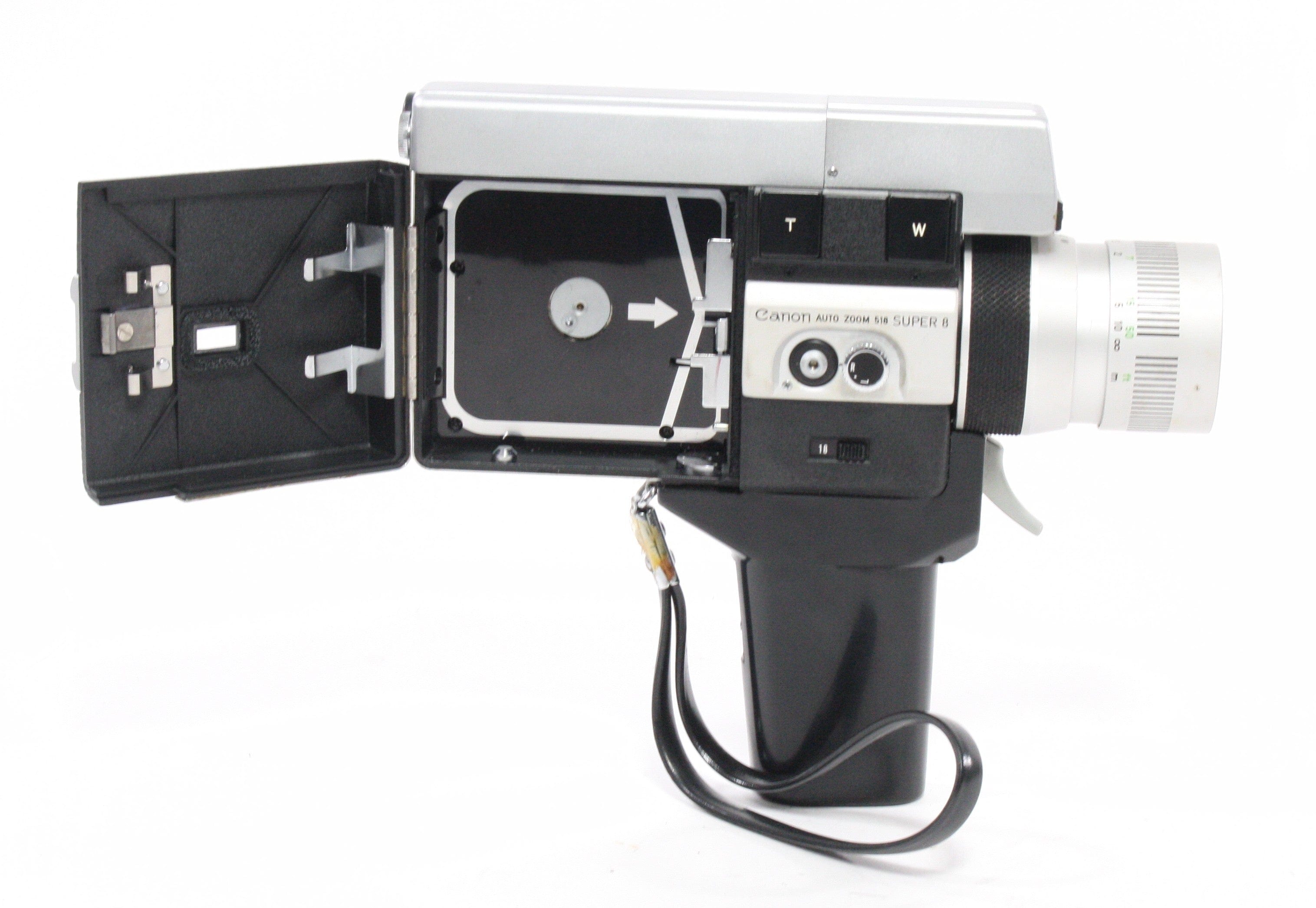 Canon Auto Zoom 518 Super 8 Camera with C-81.6X Converter AS-IS