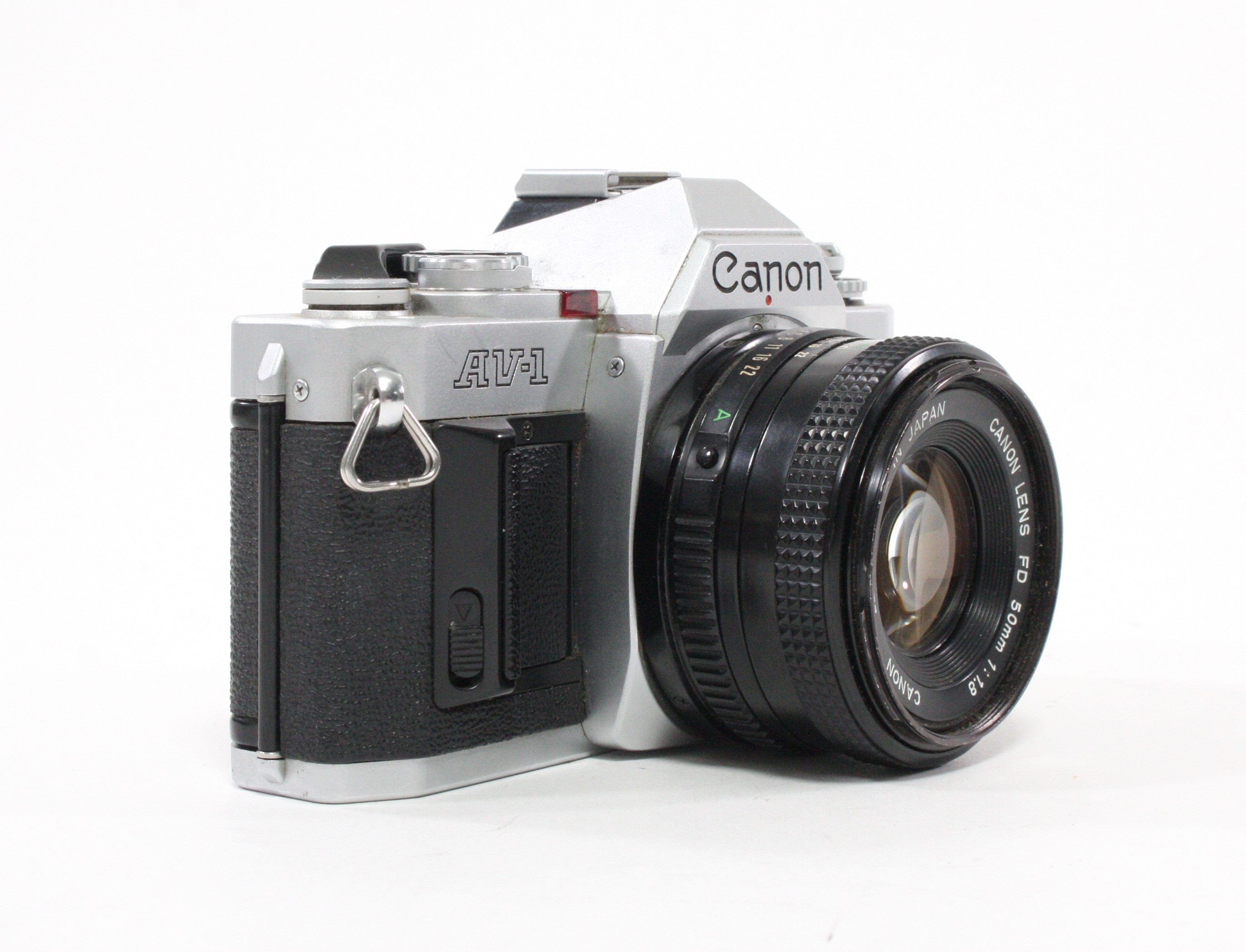 Canon AV-1 35mm SLR Camera with 50mm f/1.8 FD Lens