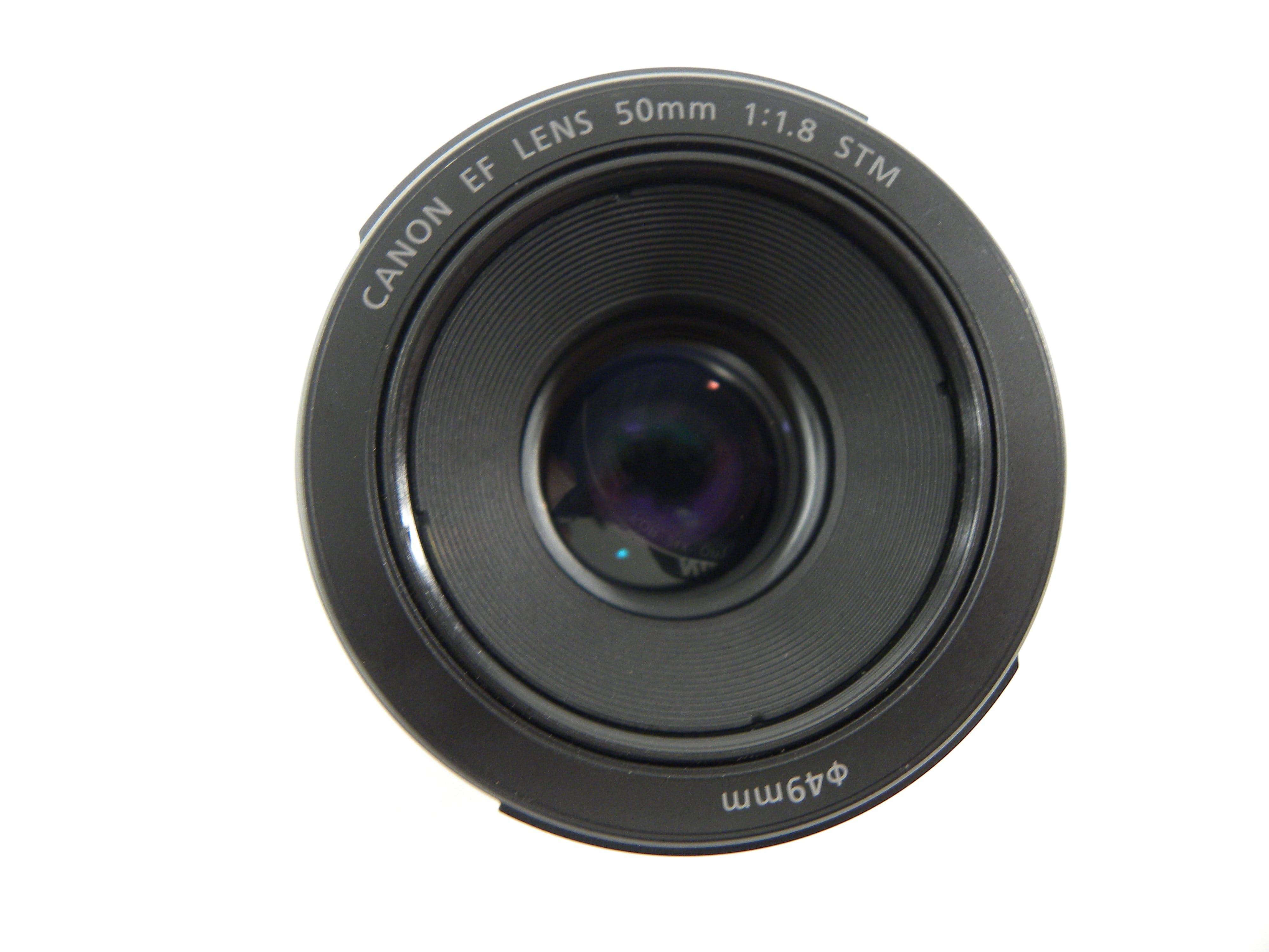 Canon EF 50mm f1.8 STM lens