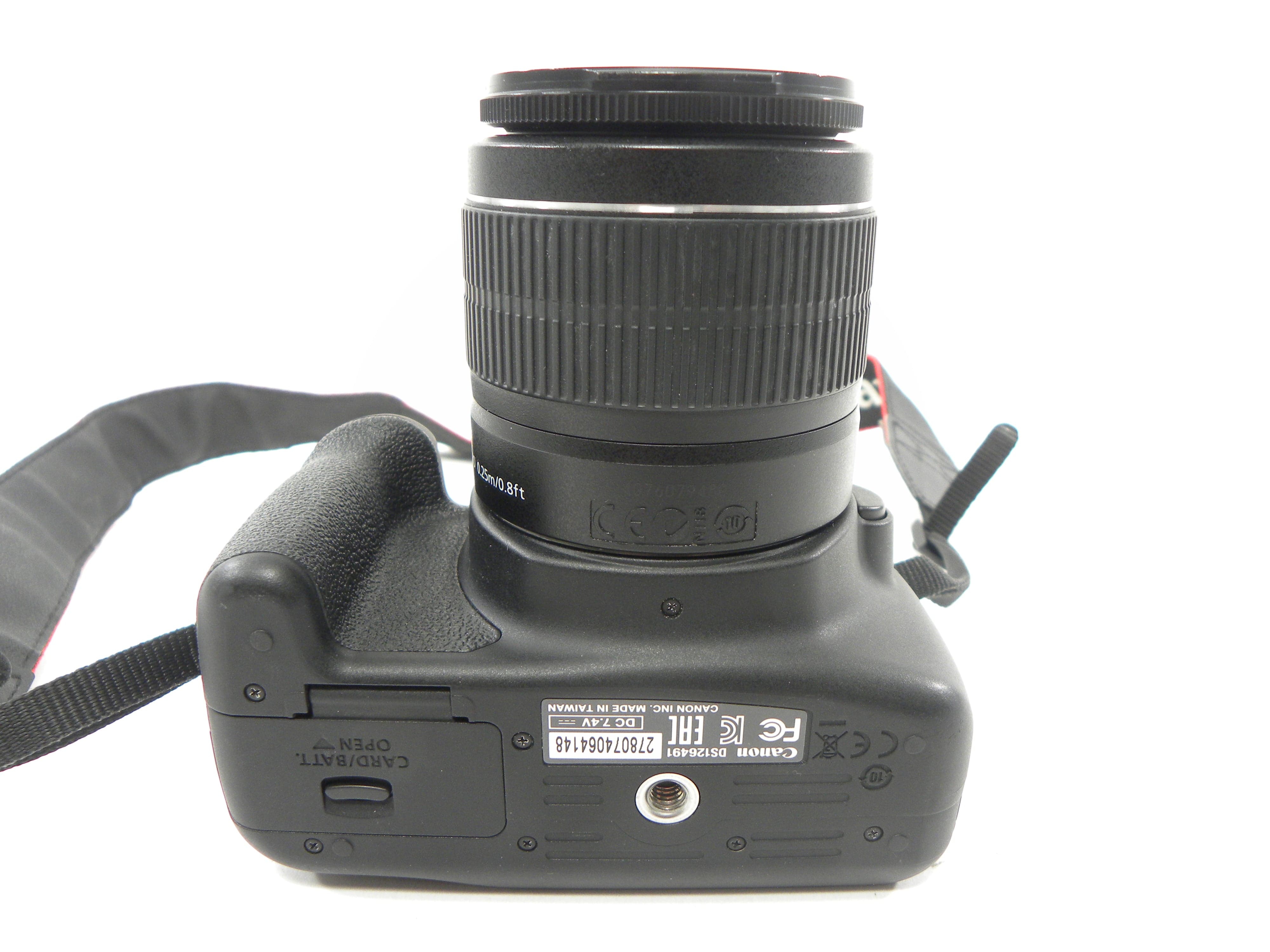 Canon EOS 1200D 18.0mp Digital SLR w/EF-S 18-55 IS II Shutter Ct. 10,117