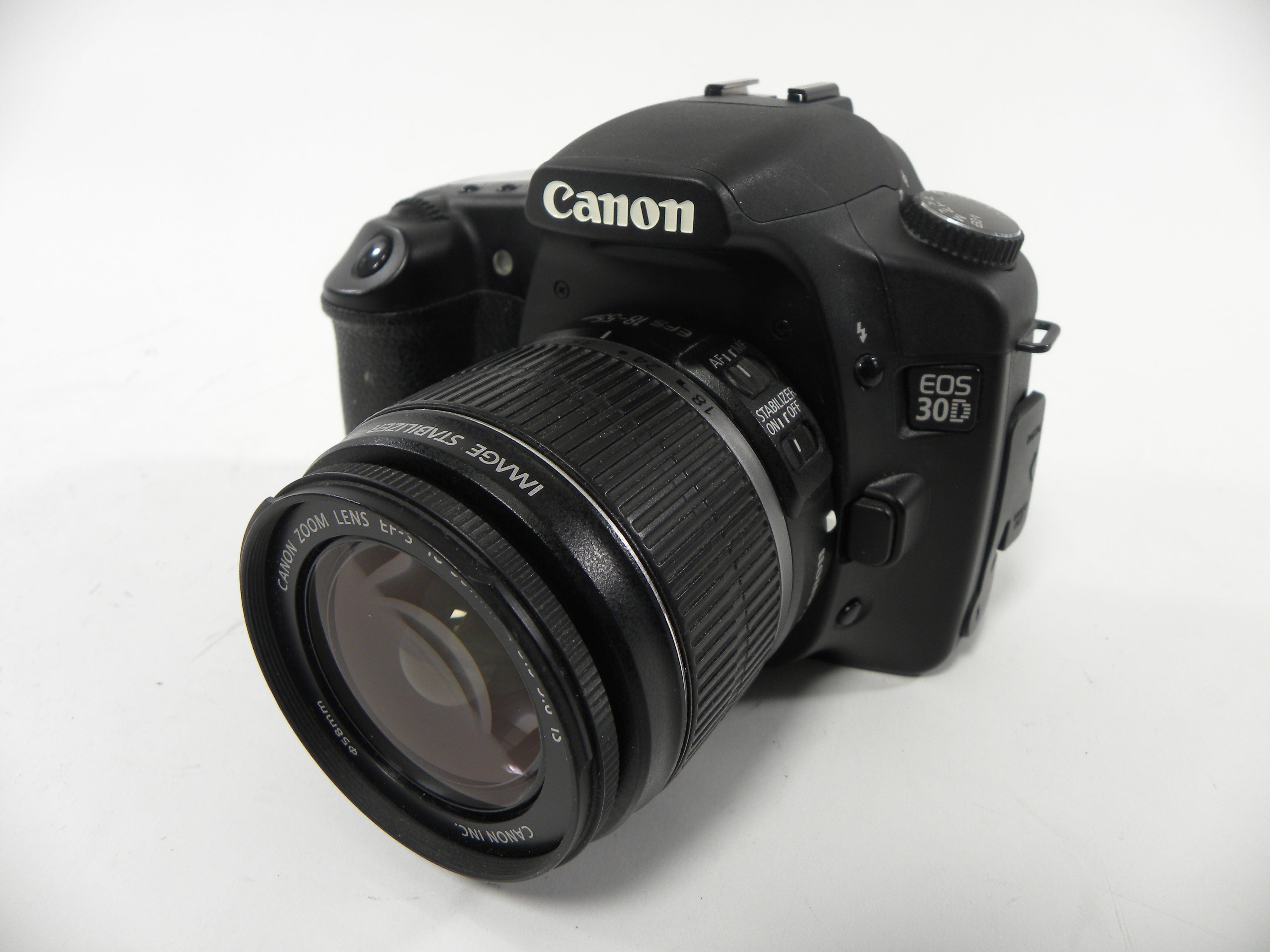 Canon EOS 30D 8.2mp Digital SLR w/EF-S 18-55mm f3.5-5.6 IS