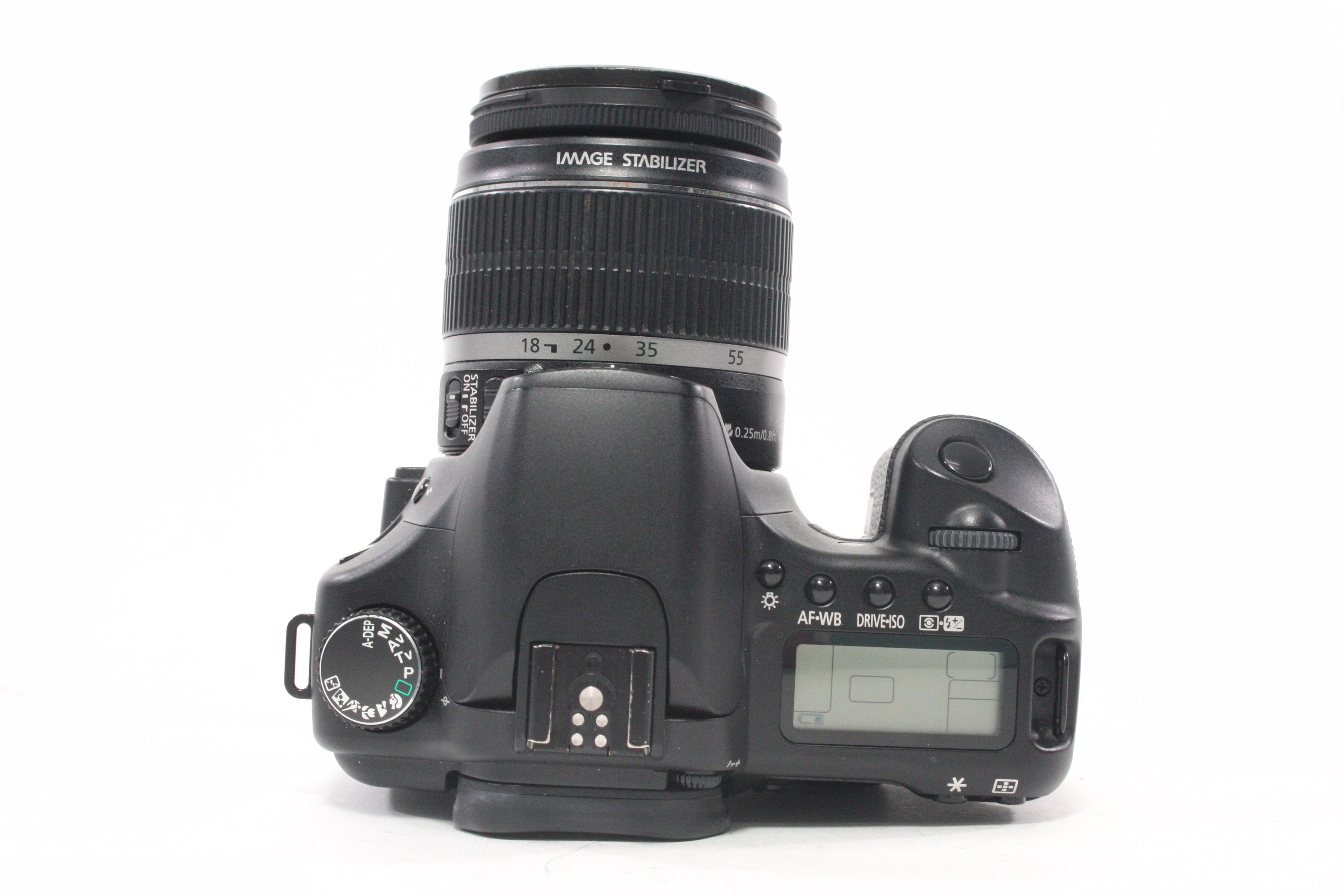 Canon EOS 30D DSLR Camera with 18-55mm f/3.5-5.6 IS Lens for Canon EF-S Mount