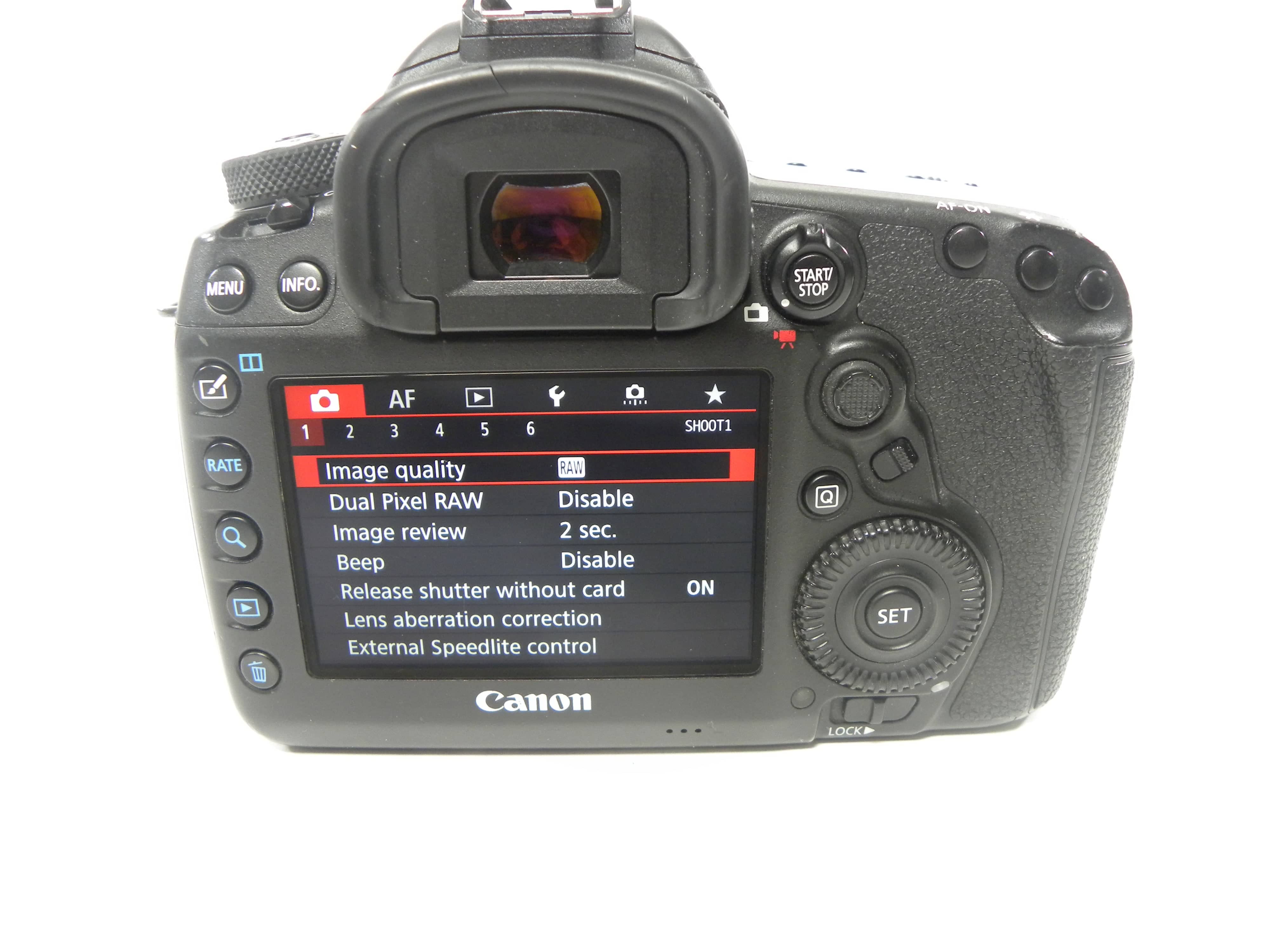 Canon EOS 5D Mark IV 30.4mp Digital SLR Body only Shutter Ct. 229,764 As-Is
