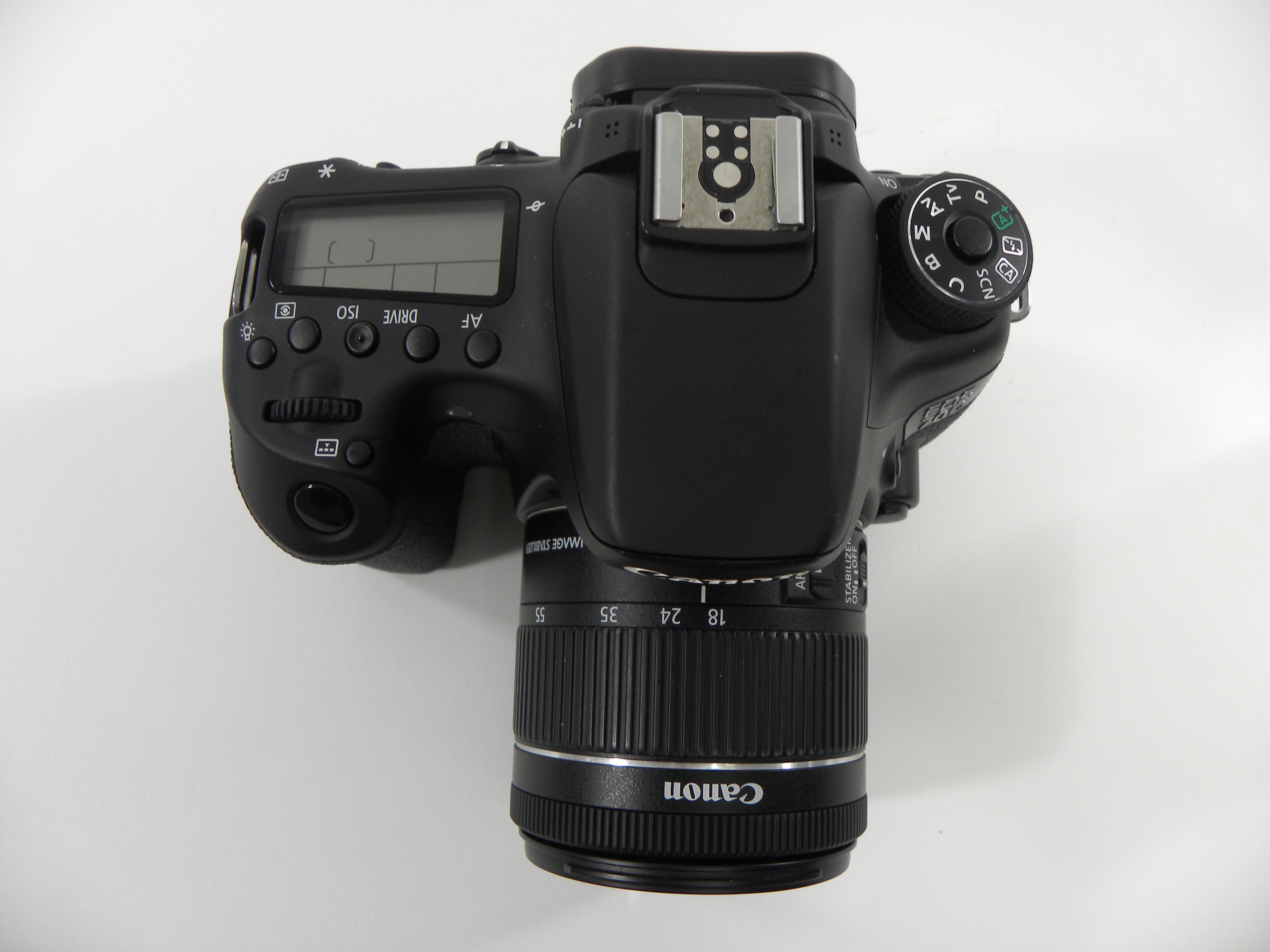 Canon EOS 70D 20.2mp Digital SLR w/EF-S 18-55 IS STM Shutter Ct. 13,227