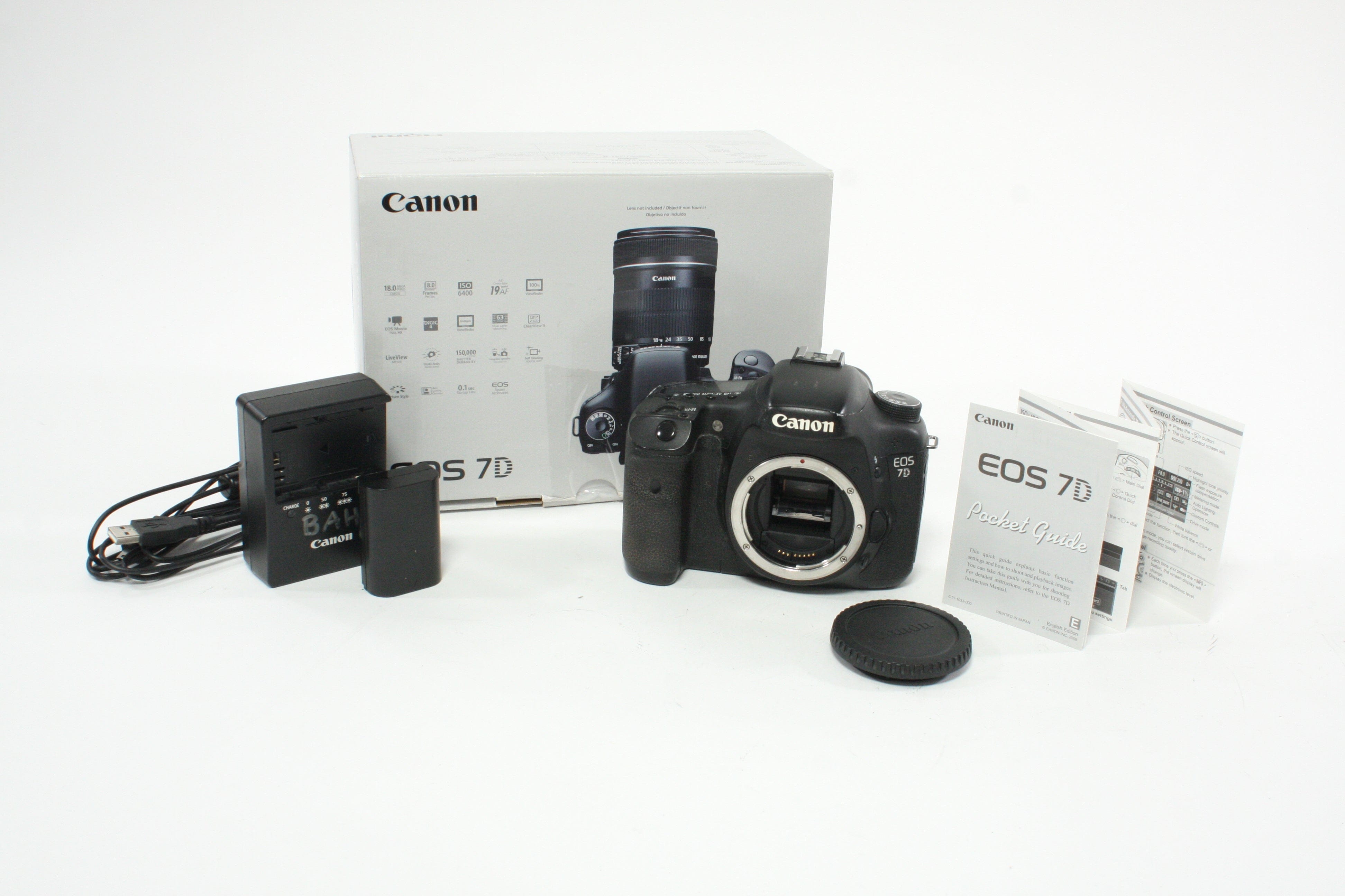 Canon EOS 7D DSLR Camera with a Shutter Count of 171,026