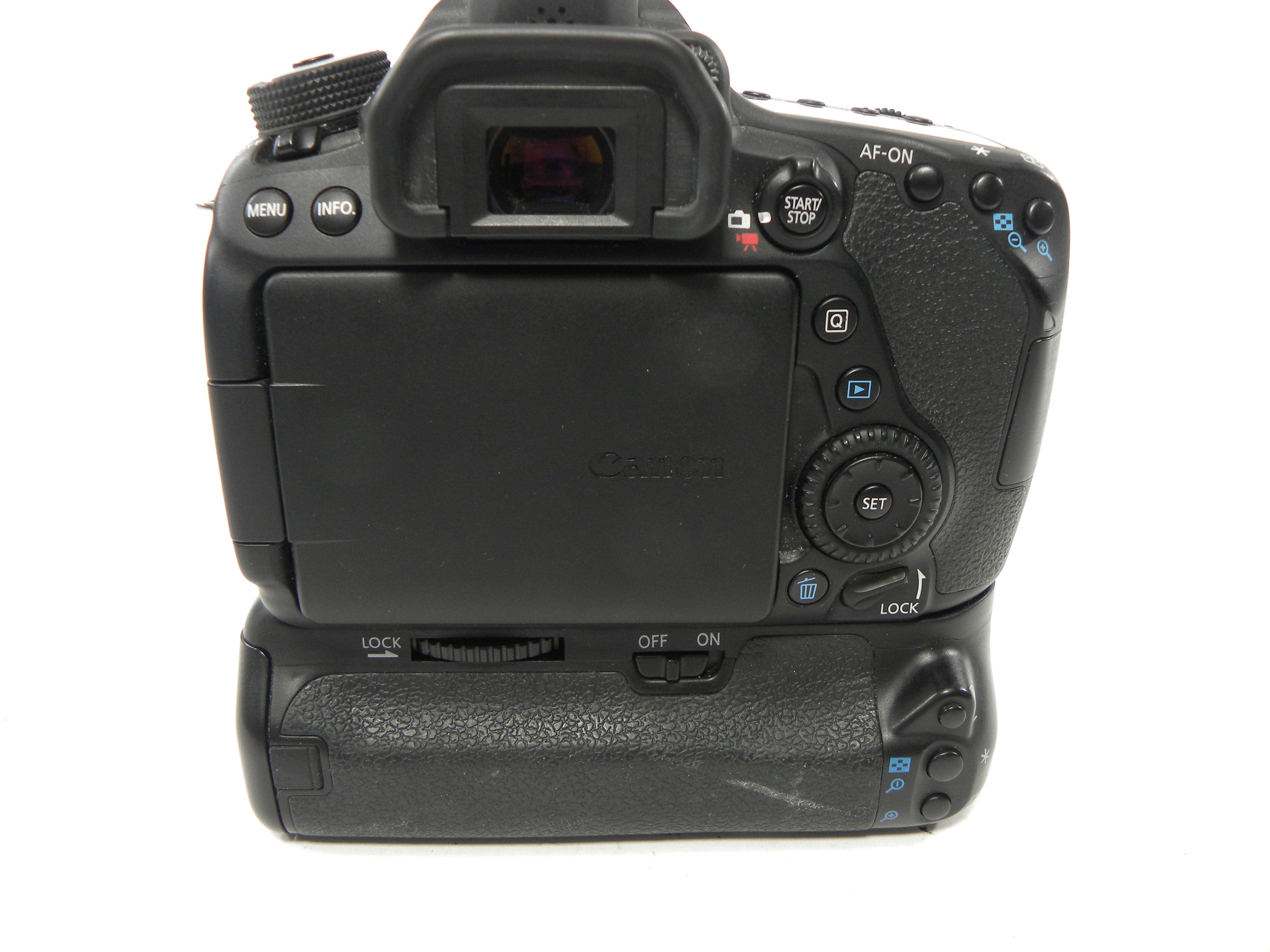 Canon EOS 80D 24.2mp Digital SLR Body only w/grip S/C 4,212