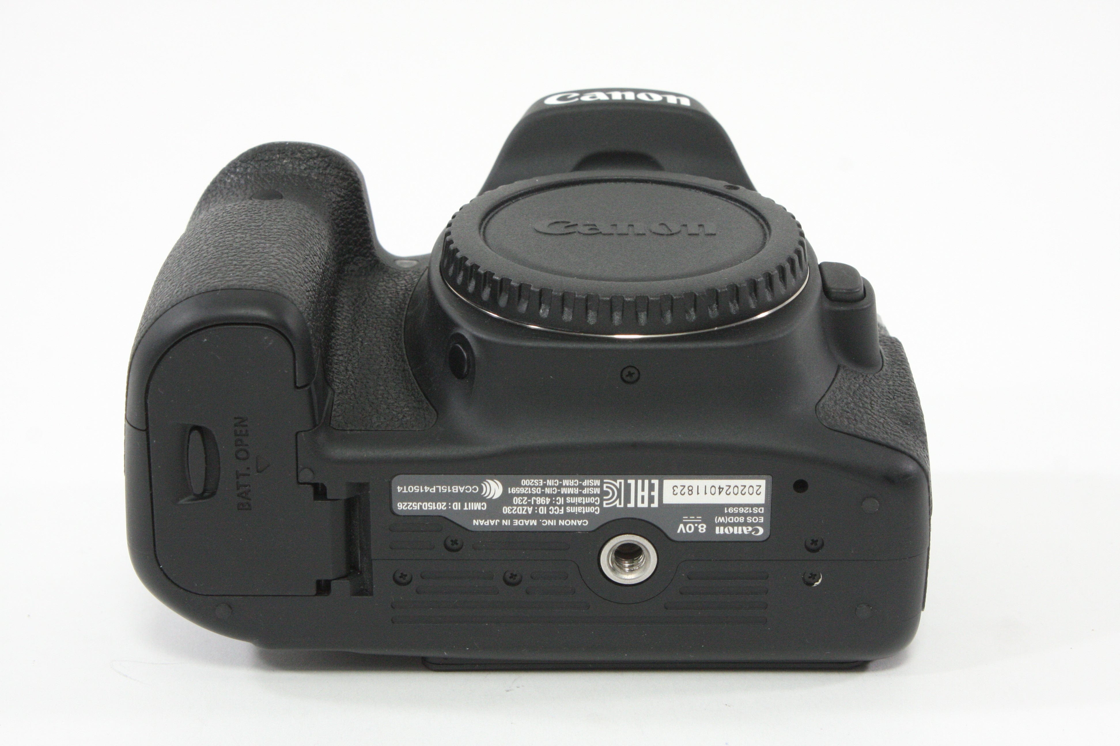Canon EOS 80D Body Only - Shutter Count 2788