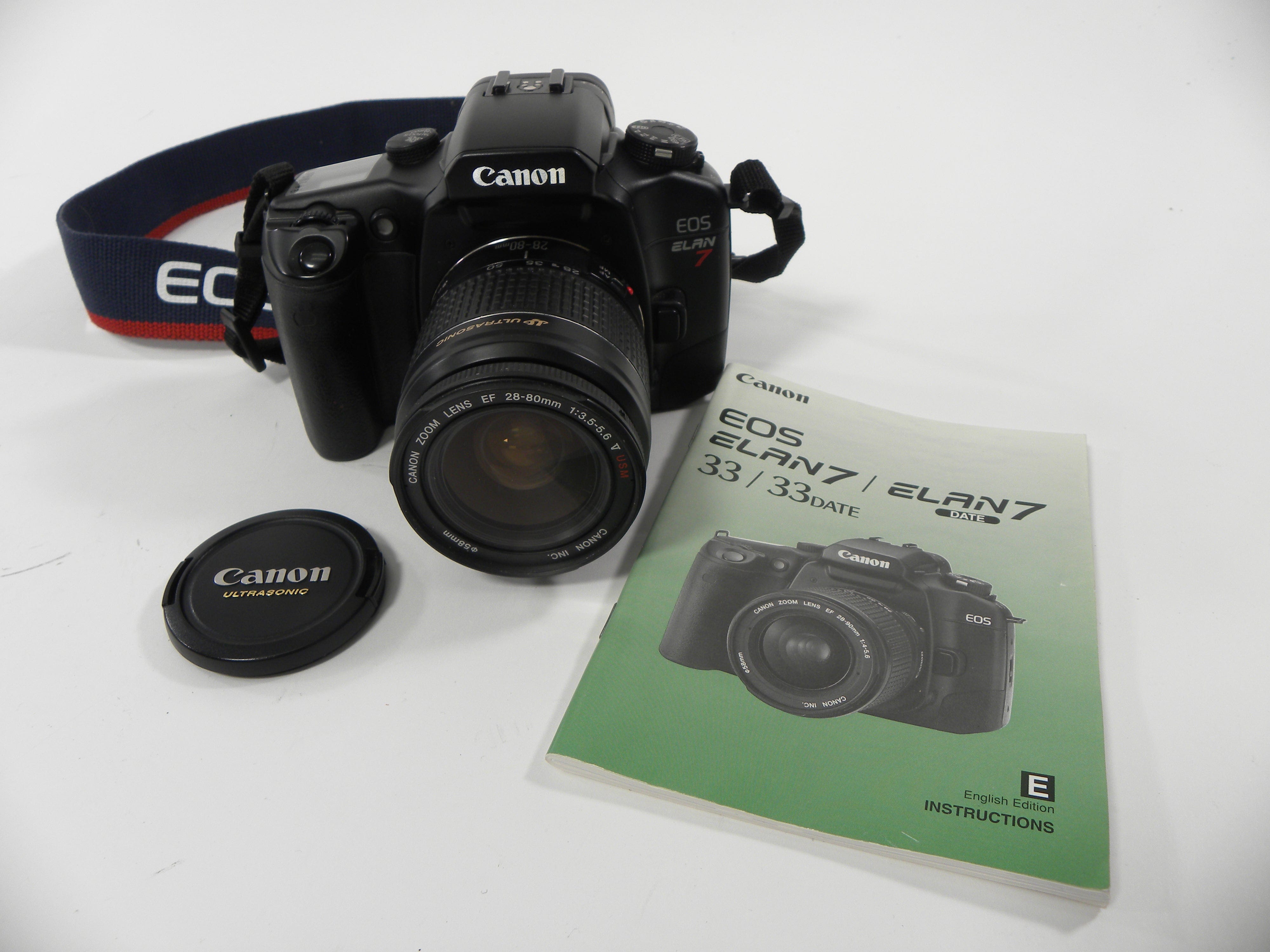 Canon EOS Elan 7 35mm SLR w/EF 28-80mm f3.5-5.6