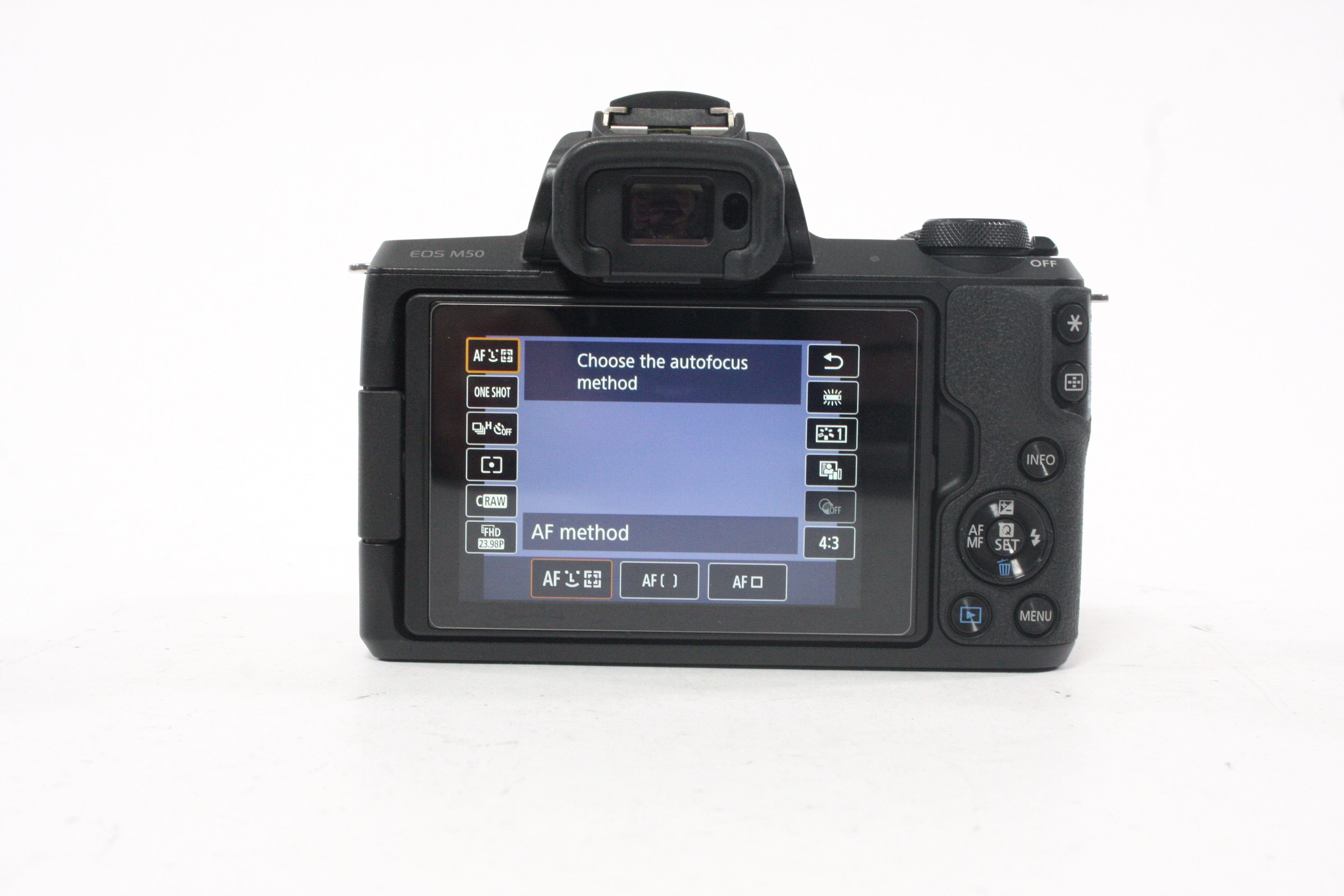 Canon EOS M50 Mirrorless with 15-45mm f/3.5-6.3 IS STM EF-M Shutter less than 2,000