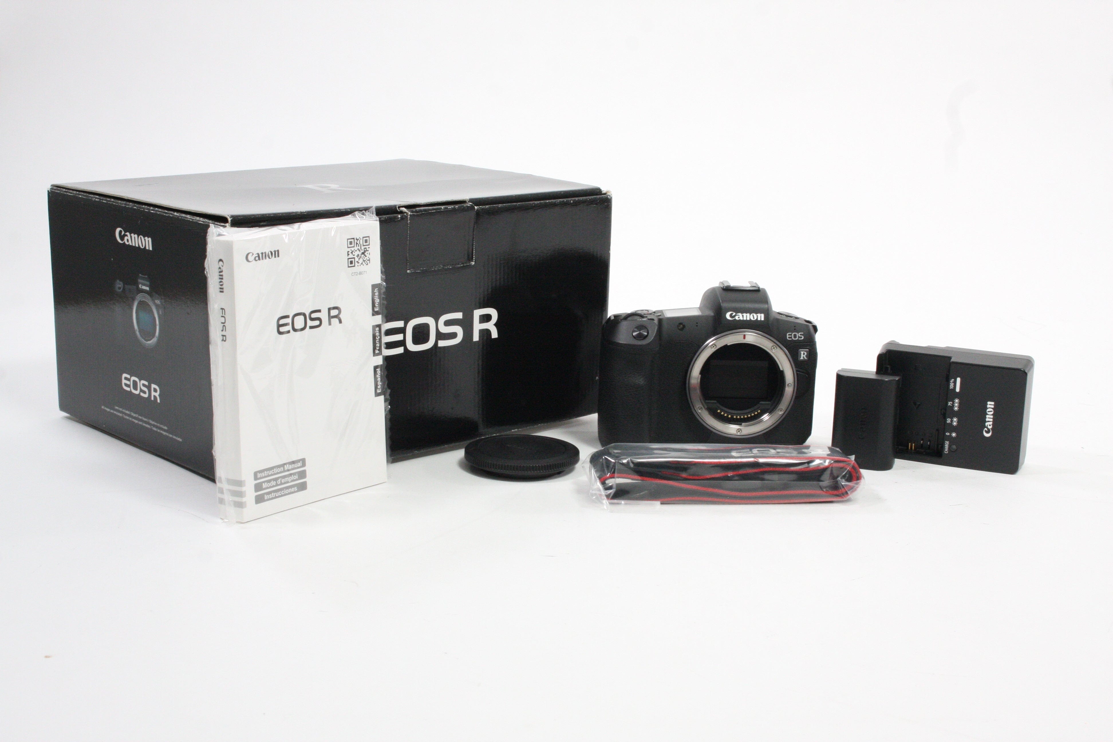Canon EOS R Mirrorless Camera Body with a Shutter Count 15,000