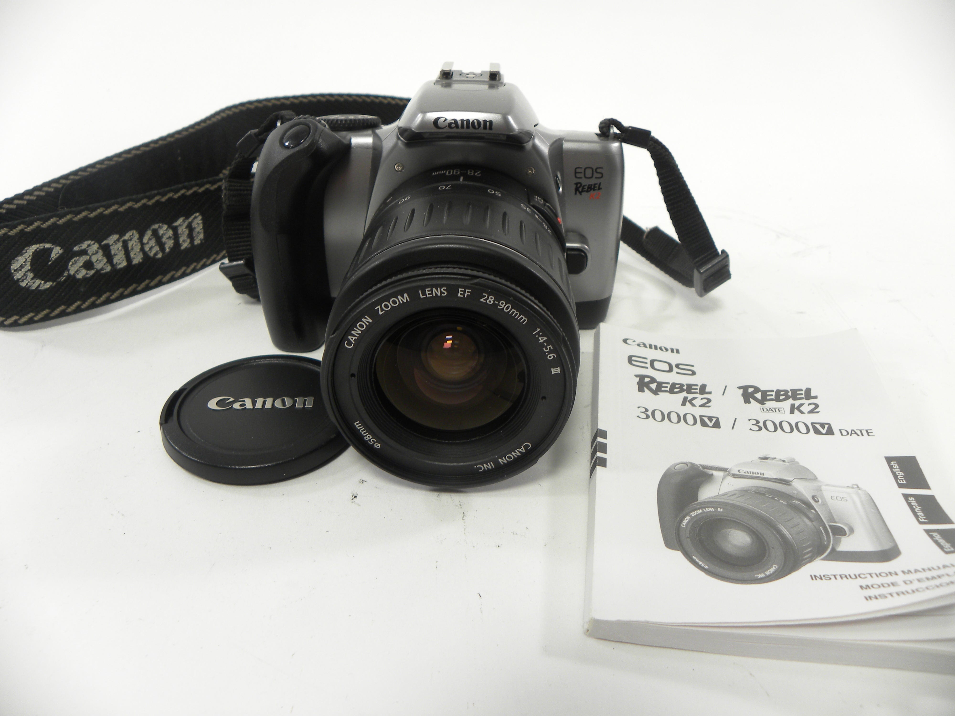 Canon EOS Rebel K2 35mm SLR w/EF 28-90mm f4-5.6III