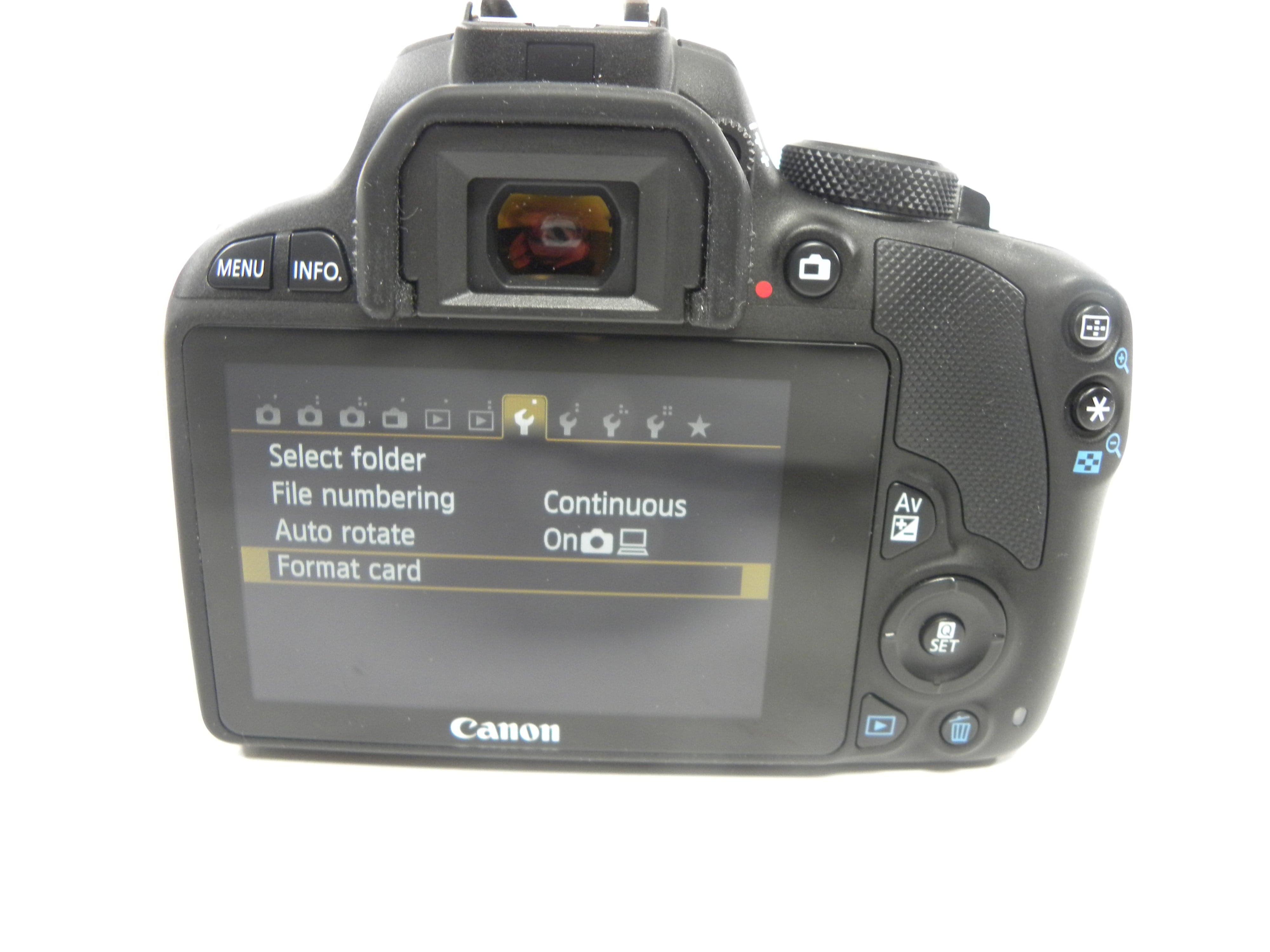 Canon EOS Rebel SL1 18mp Digital SLR w/EF-S 18-55 IS STM Shutter Ct. 1,140