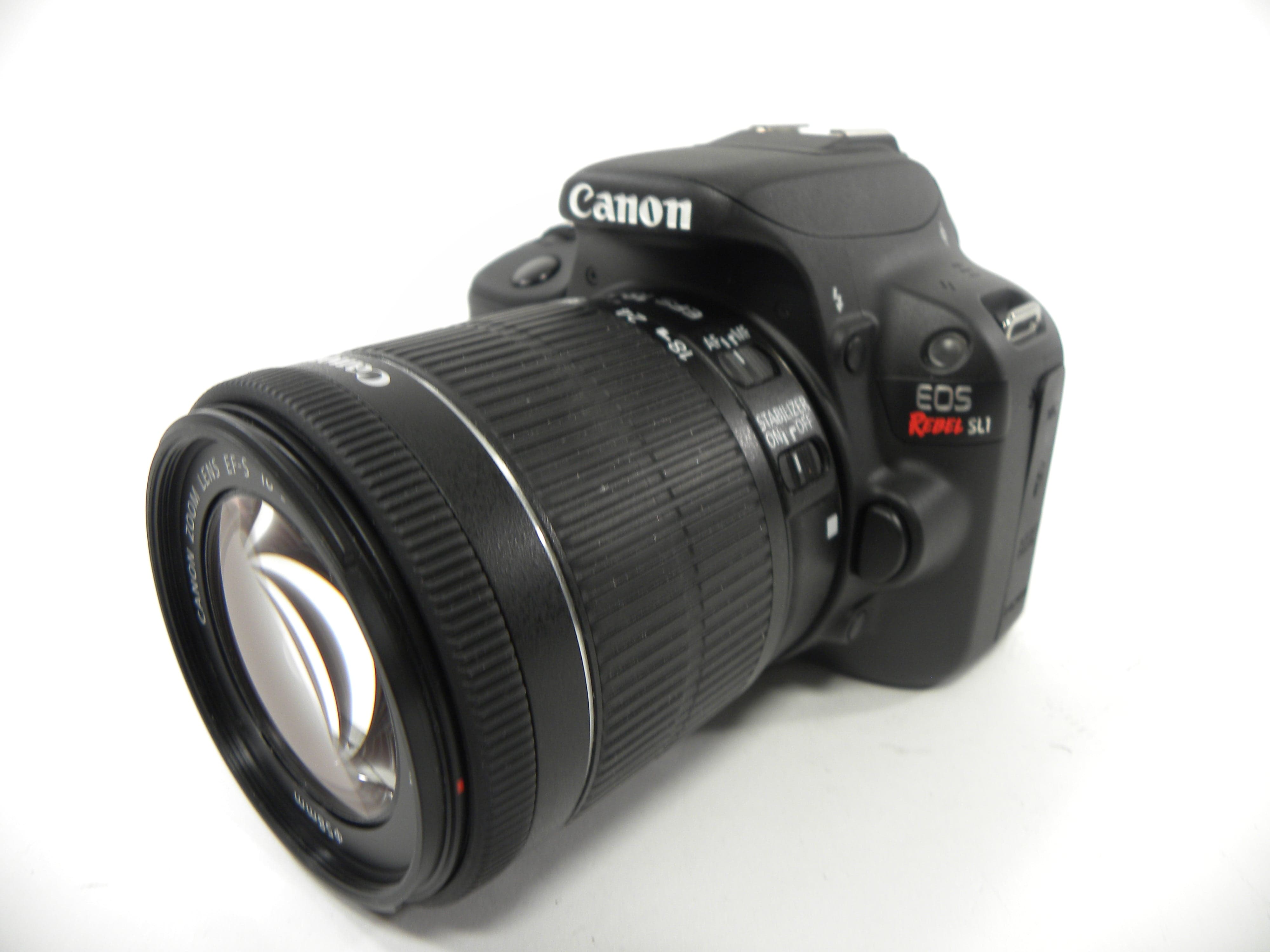 Canon EOS Rebel SL1 18mp Digital SLR w/EF-S 18-55 IS STM Shutter Ct. 1,140