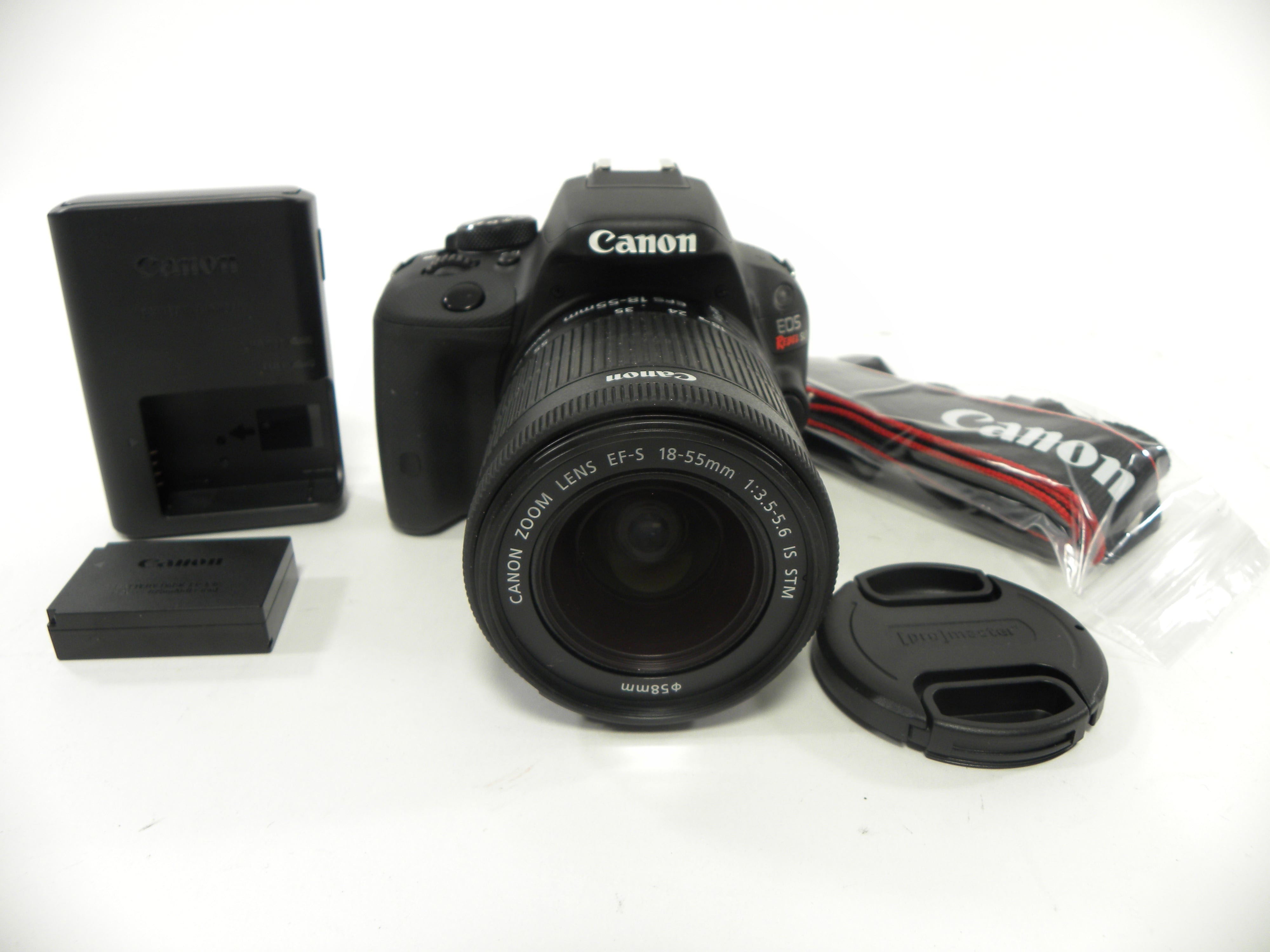 Canon EOS Rebel SL1 18mp Digital SLR w/EF-S 18-55 IS STM Shutter Ct. 1,140