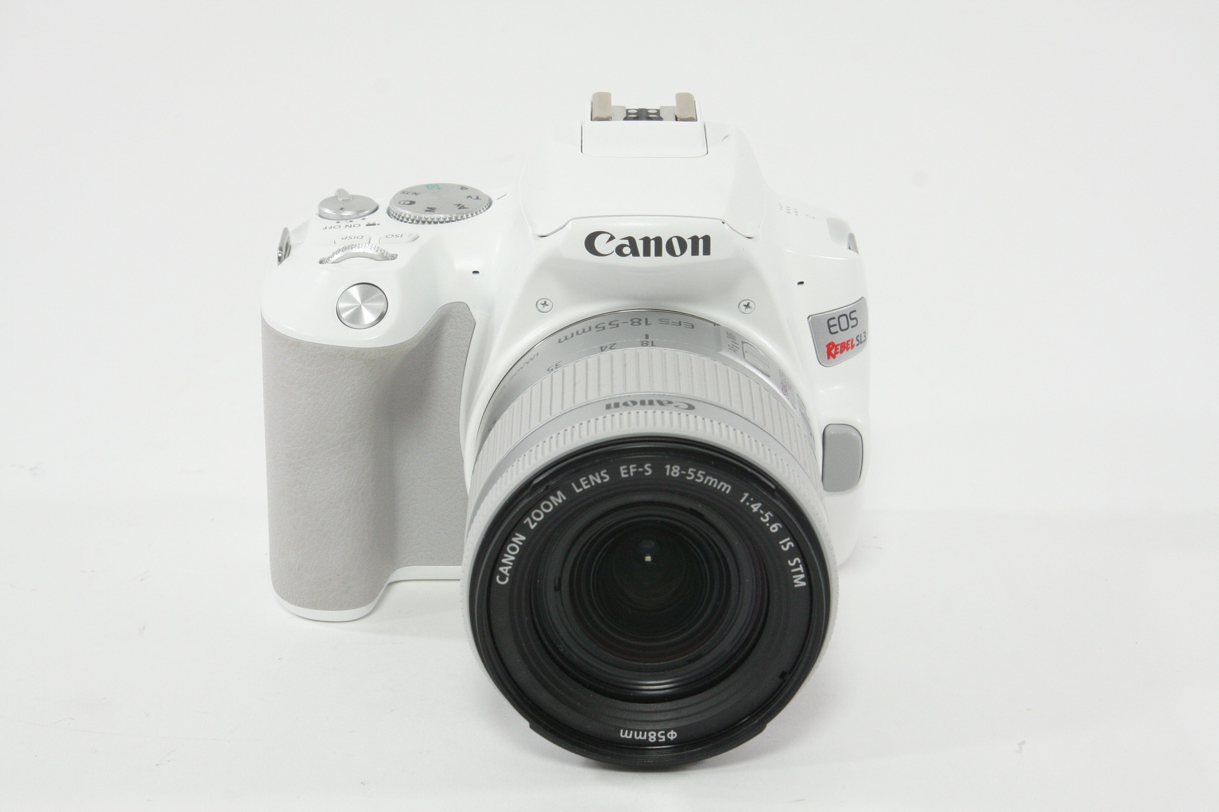 Canon EOS Rebel SL3 w/18-55mm F4-5.6 IS STM (White) Shutter Count 5000