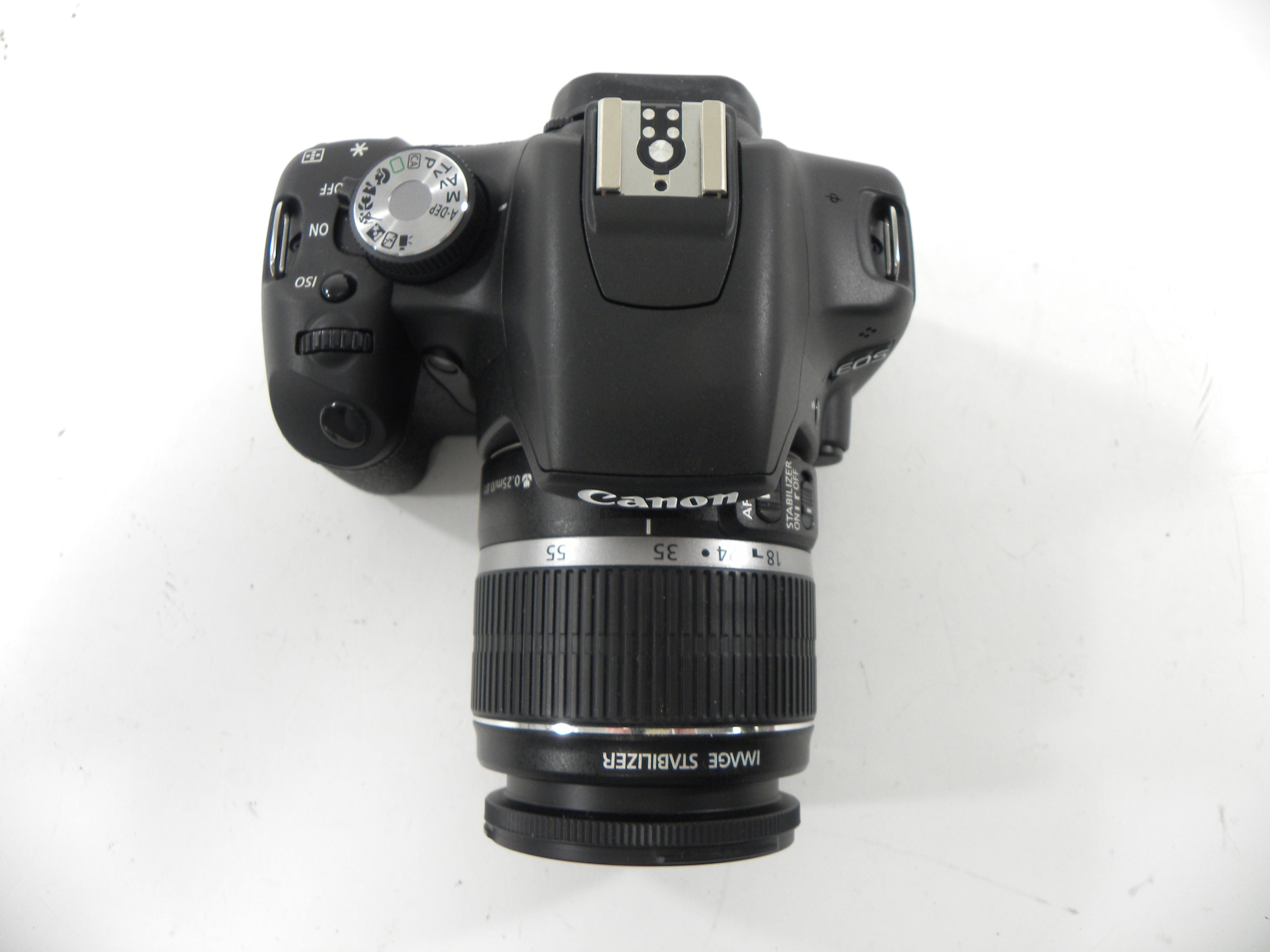 Canon EOS Rebel T1i 15.1mp Digital SLR w/EF-S 18-55 IS  Shutter Ct. 1,132