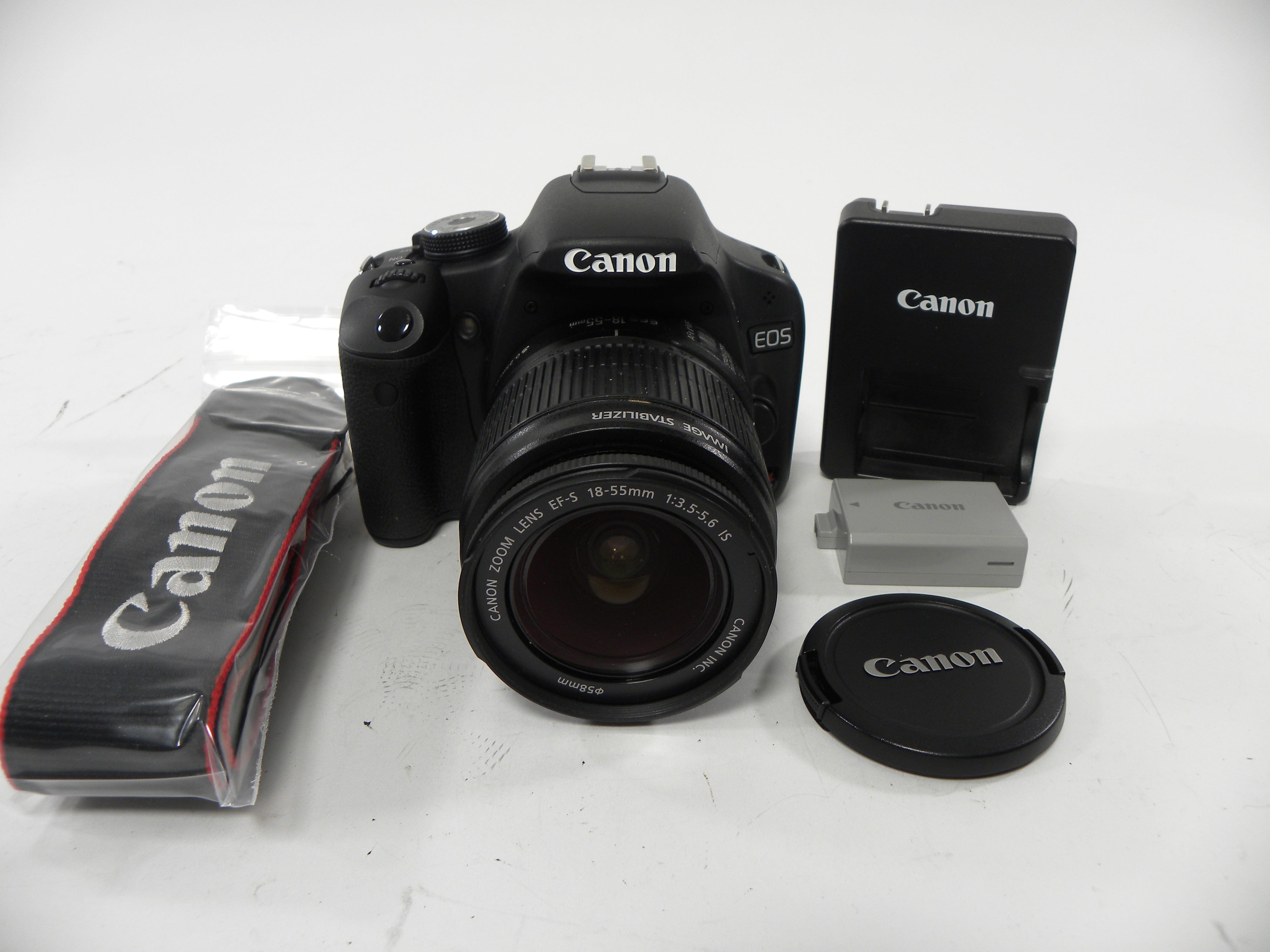 Canon EOS Rebel T1i 15.1mp Digital SLR w/EF-S 18-55 IS  Shutter Ct. 1,132