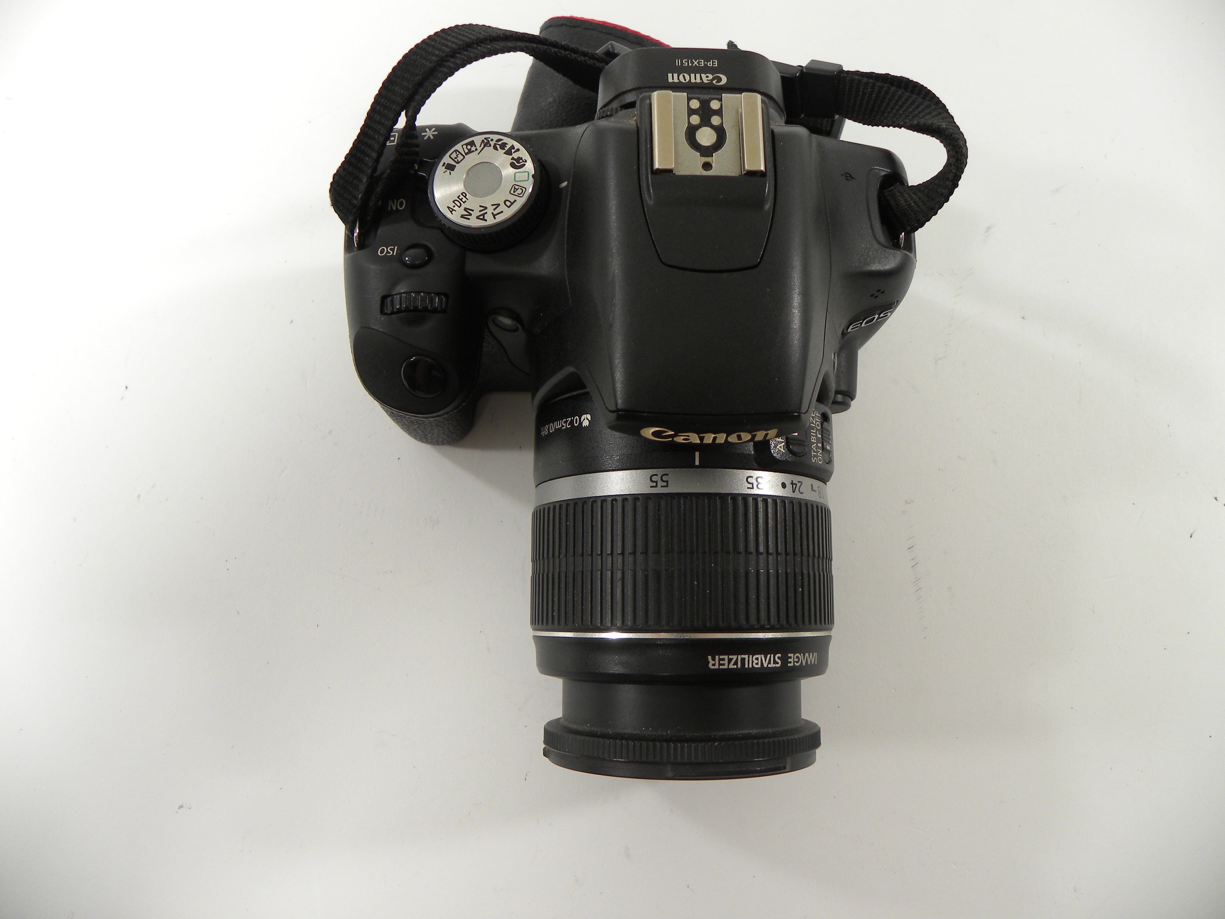Canon EOS Rebel T1i 15.1mp Digital SLR w/EF-S 18-55 IS Shutter Ct. 7,432