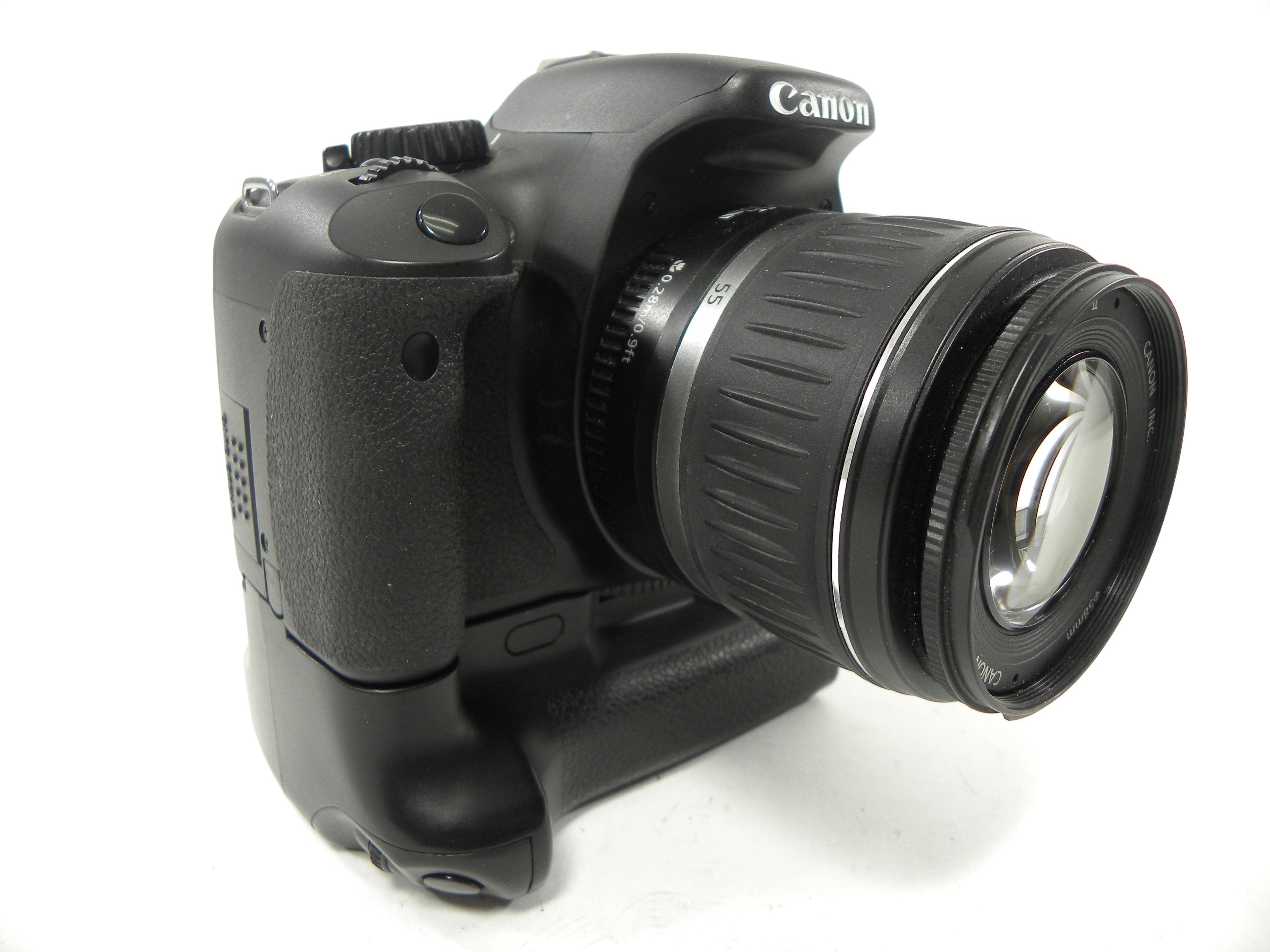 Canon EOS Rebel T2i 18mp Digital SLR w/EF-S 18-55 and grip S/C 2,489