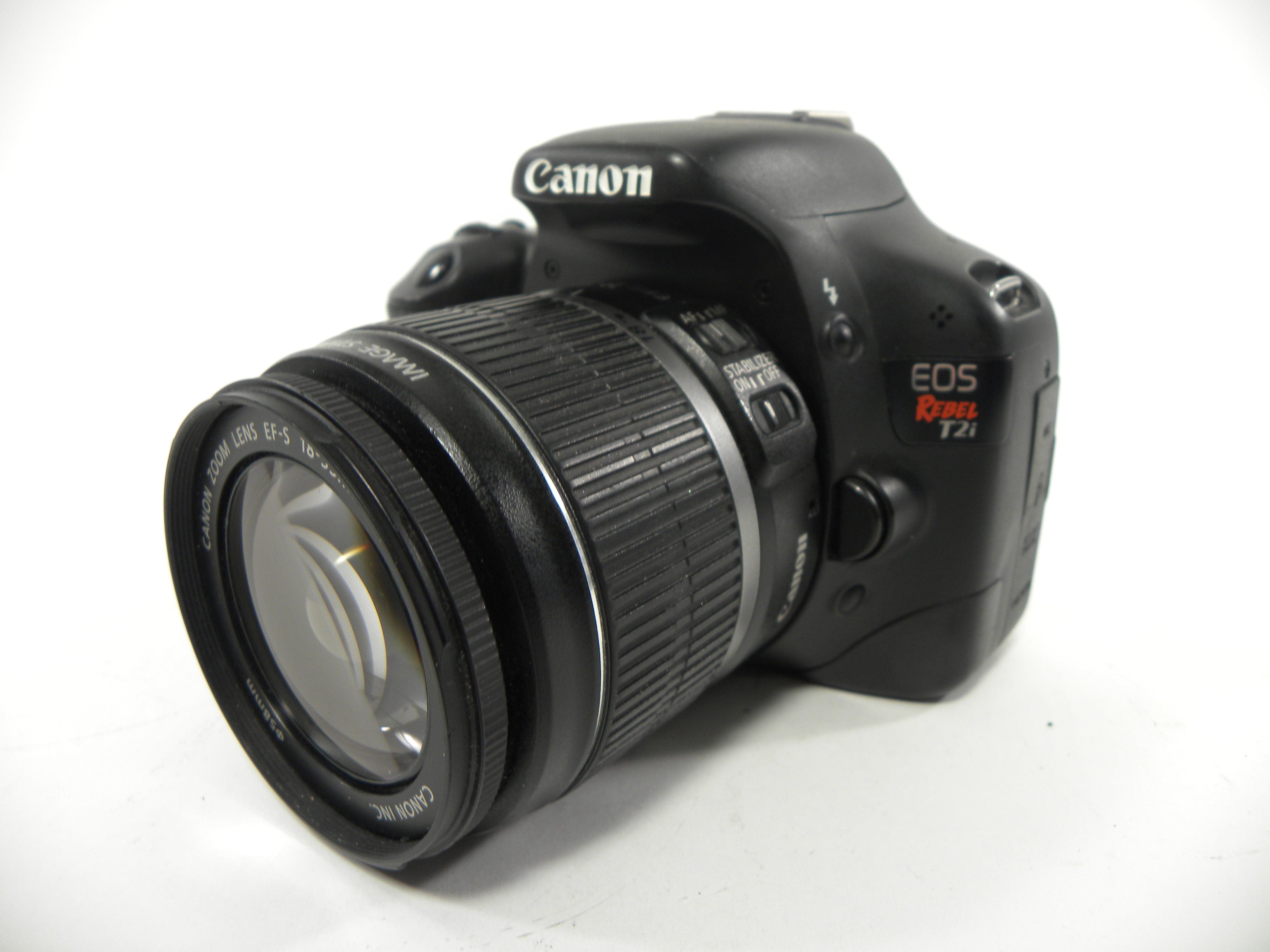 Canon EOS Rebel T2i 18mp Digital SLR w/EF-S 18-55 IS Shutter Ct. 14,297