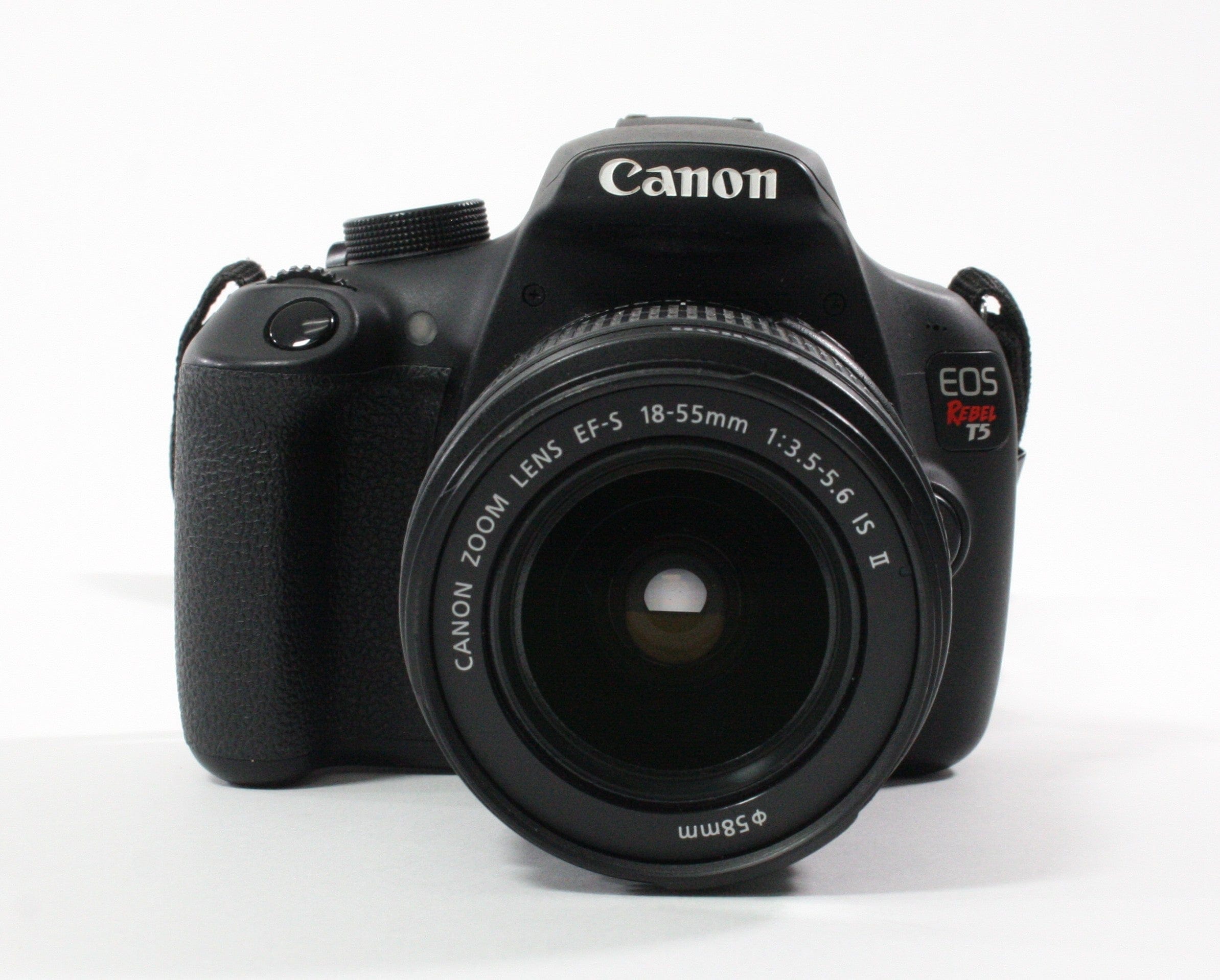 Canon EOS Rebel T5 18.0mp Digital SLR w/EF-S 18-55 IS II Shutter Ct. 9,752