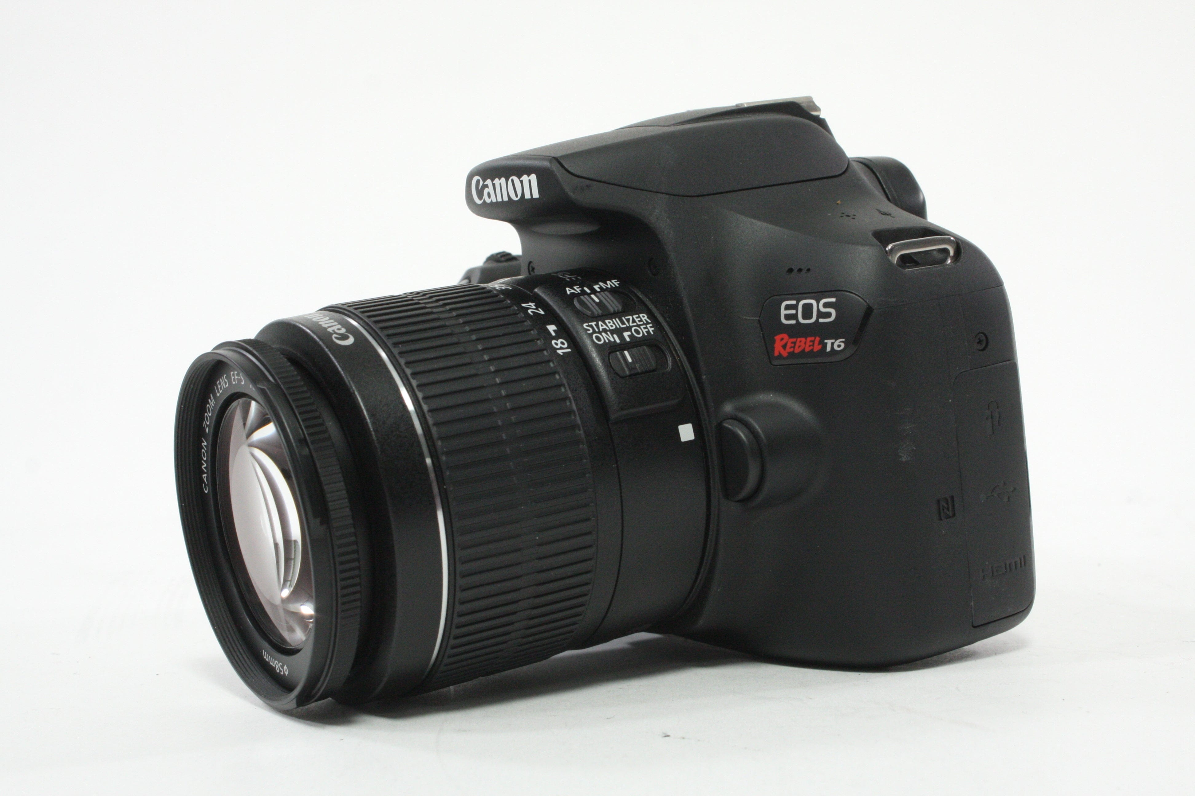 Canon EOS Rebel T6 DSLR Camera with 18-55mm f/3.5-5.6 IS II EF-S Lens with Shutter Count ONLY 388