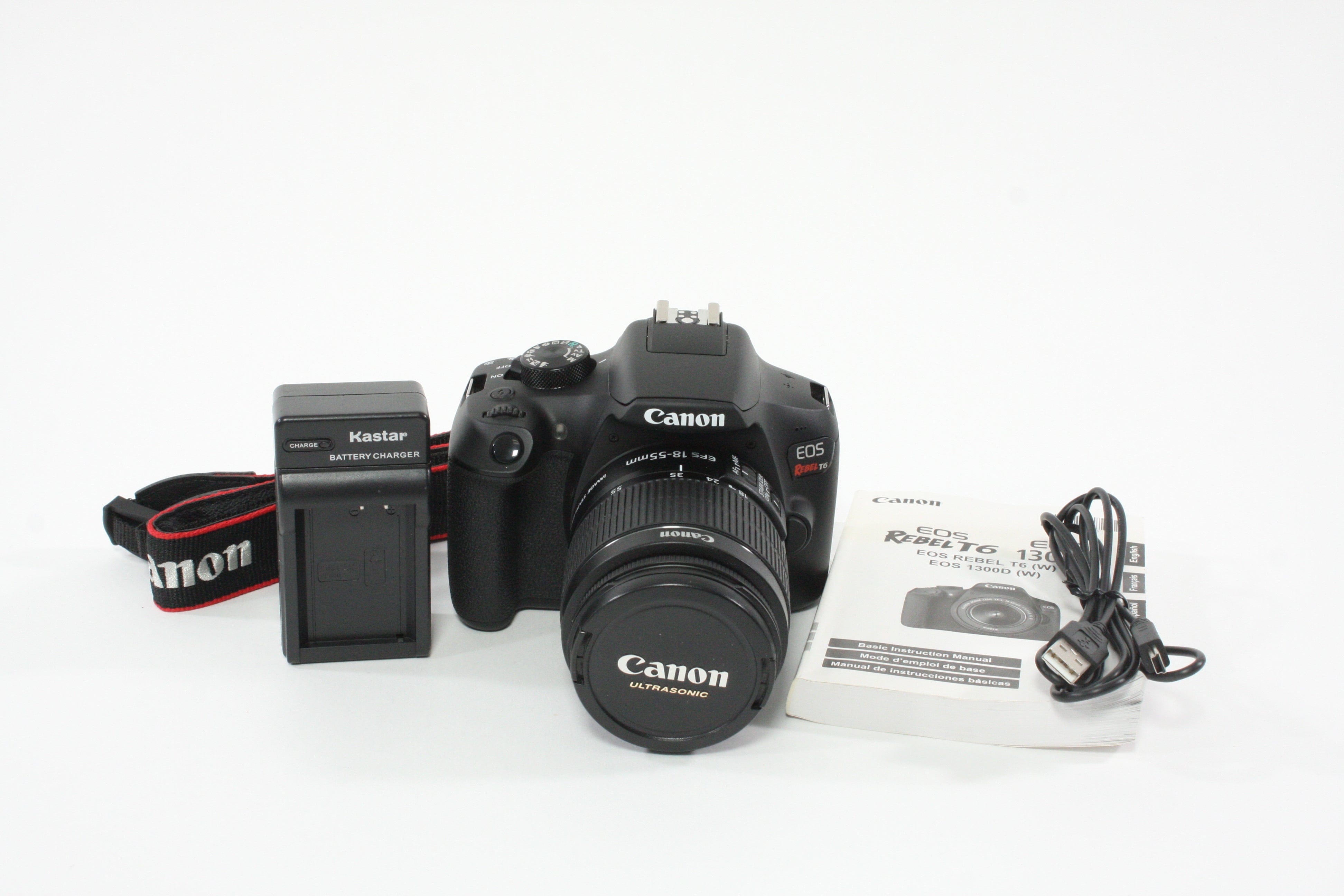 Canon EOS Rebel T6 w/18-55mm F3.5-5.6 IS II - Shutter Count 144