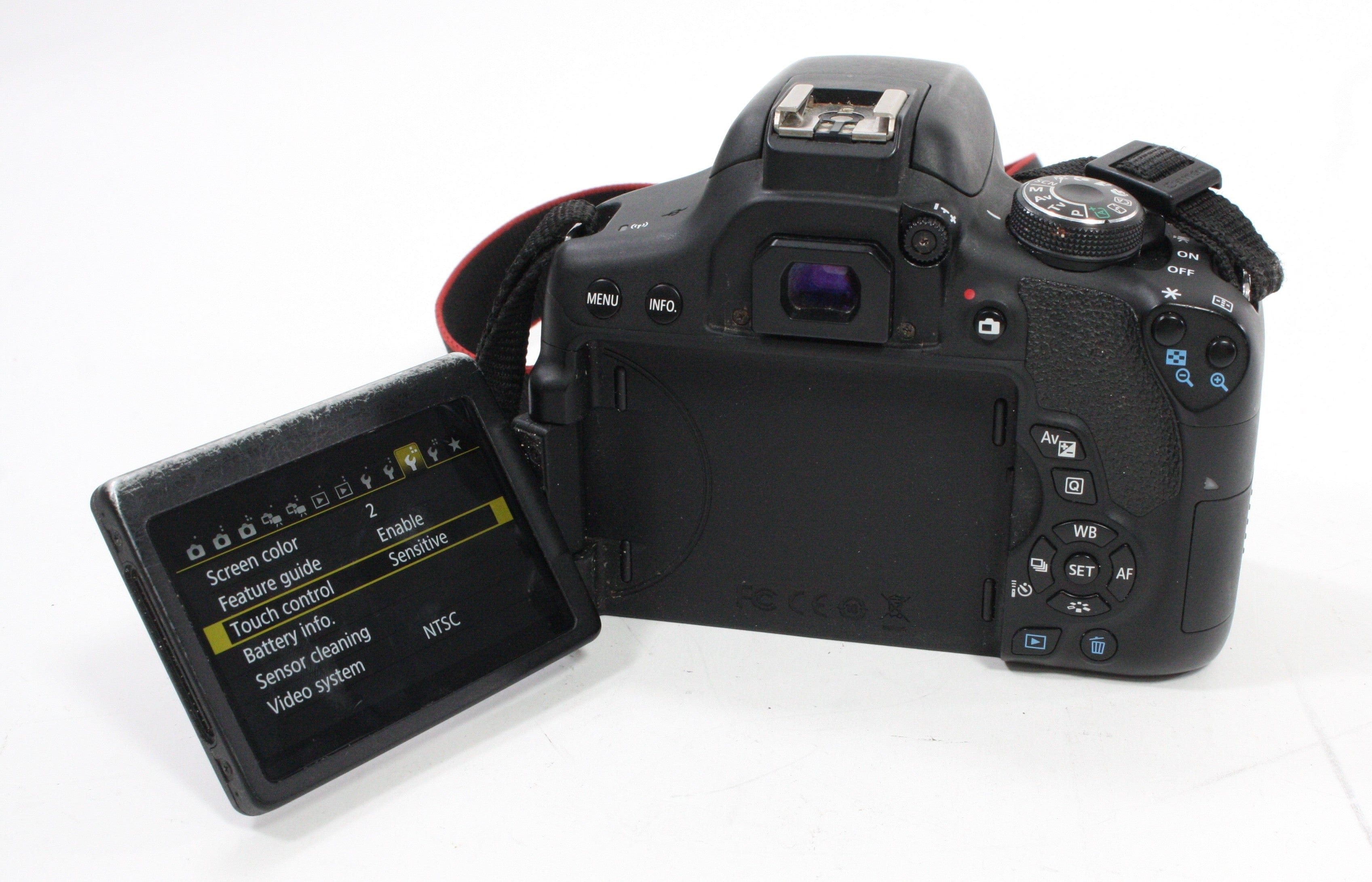 Canon EOS Rebel T6i Digital SLR Camera Body w Shutter Count 10,390