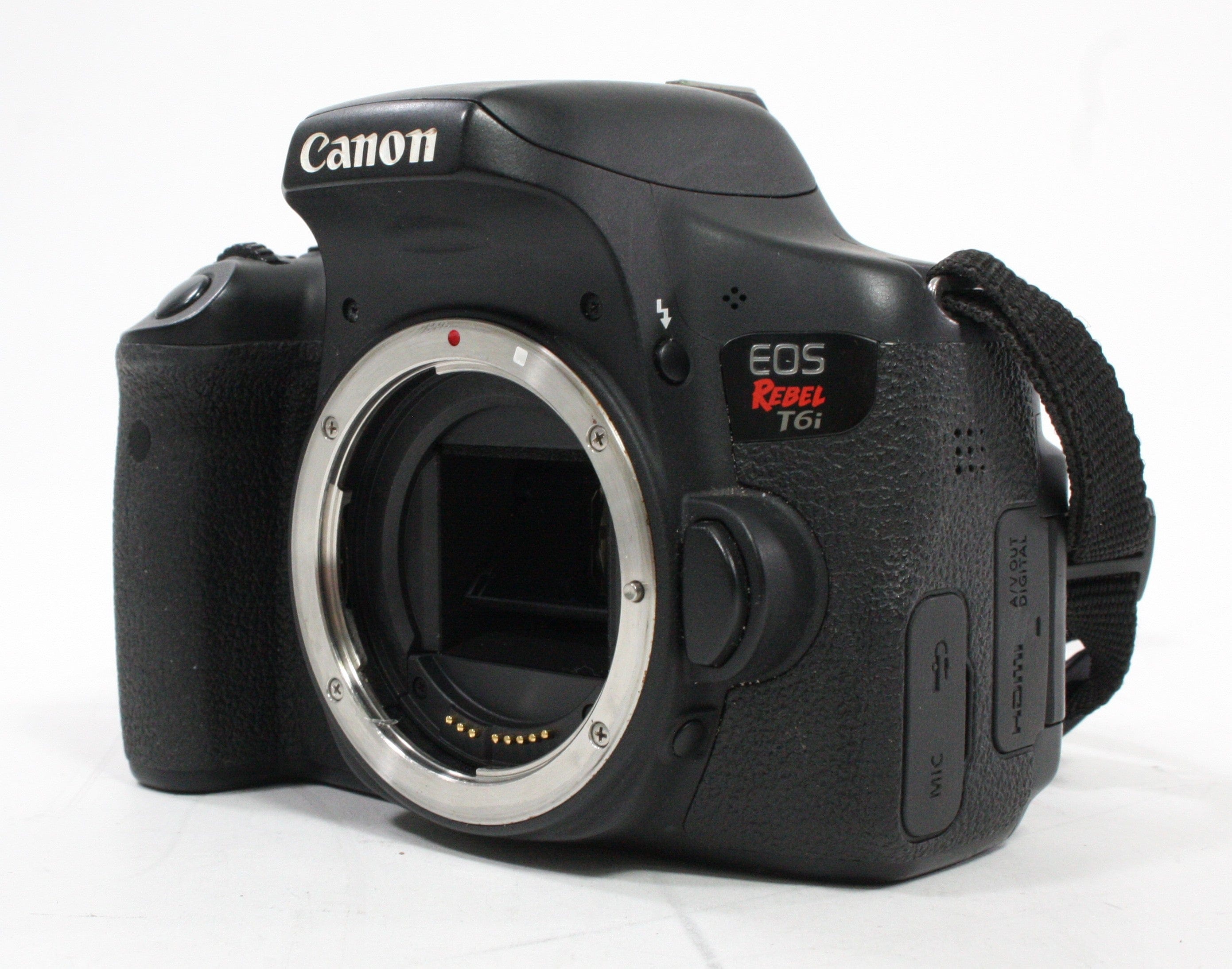 Canon EOS Rebel T6i Digital SLR Camera Body w Shutter Count 10,390