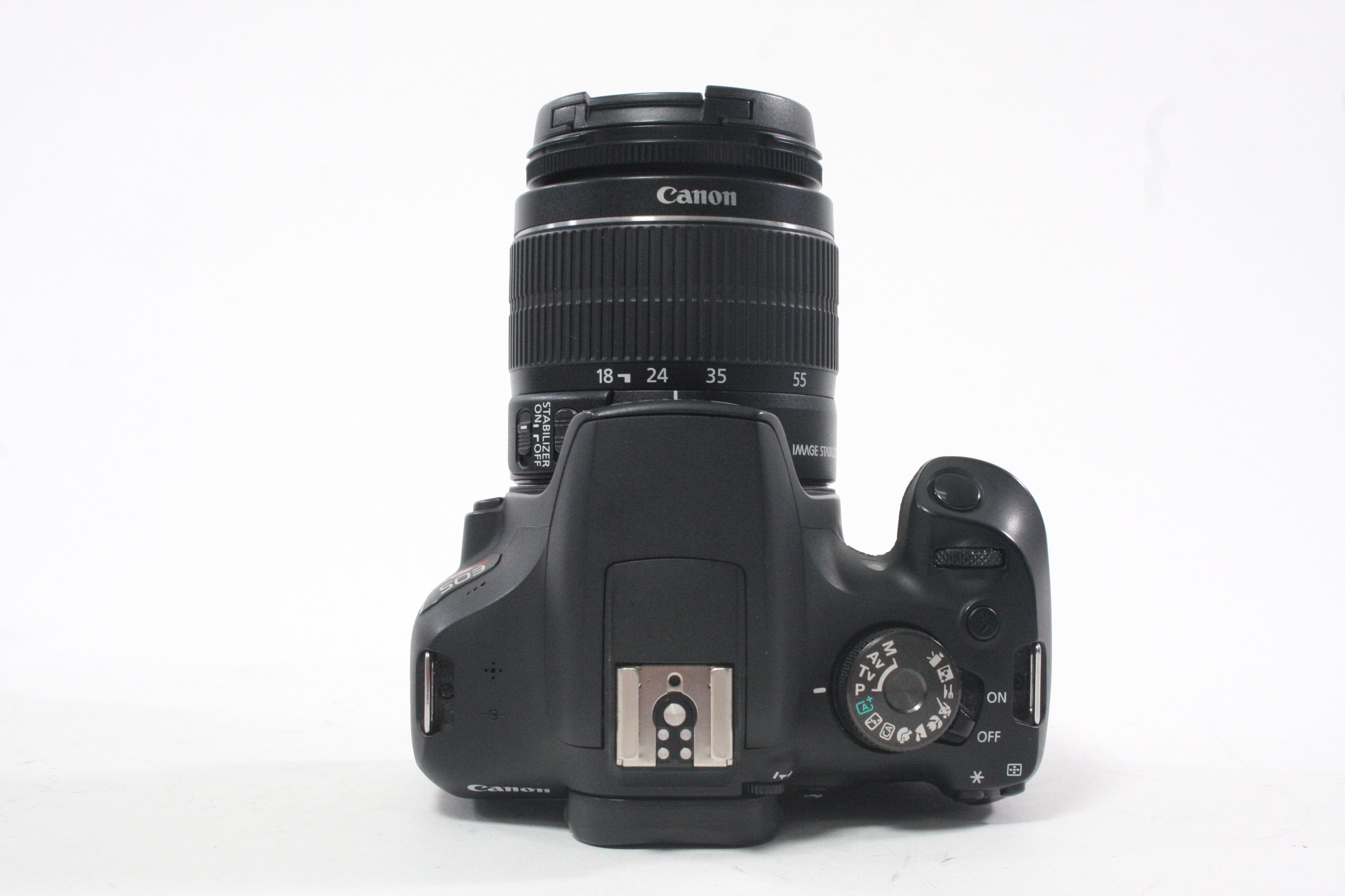 Canon EOS Rebel T7 with 18-55 f/3.5-56 IS II Lens with Shutter Count 63,823