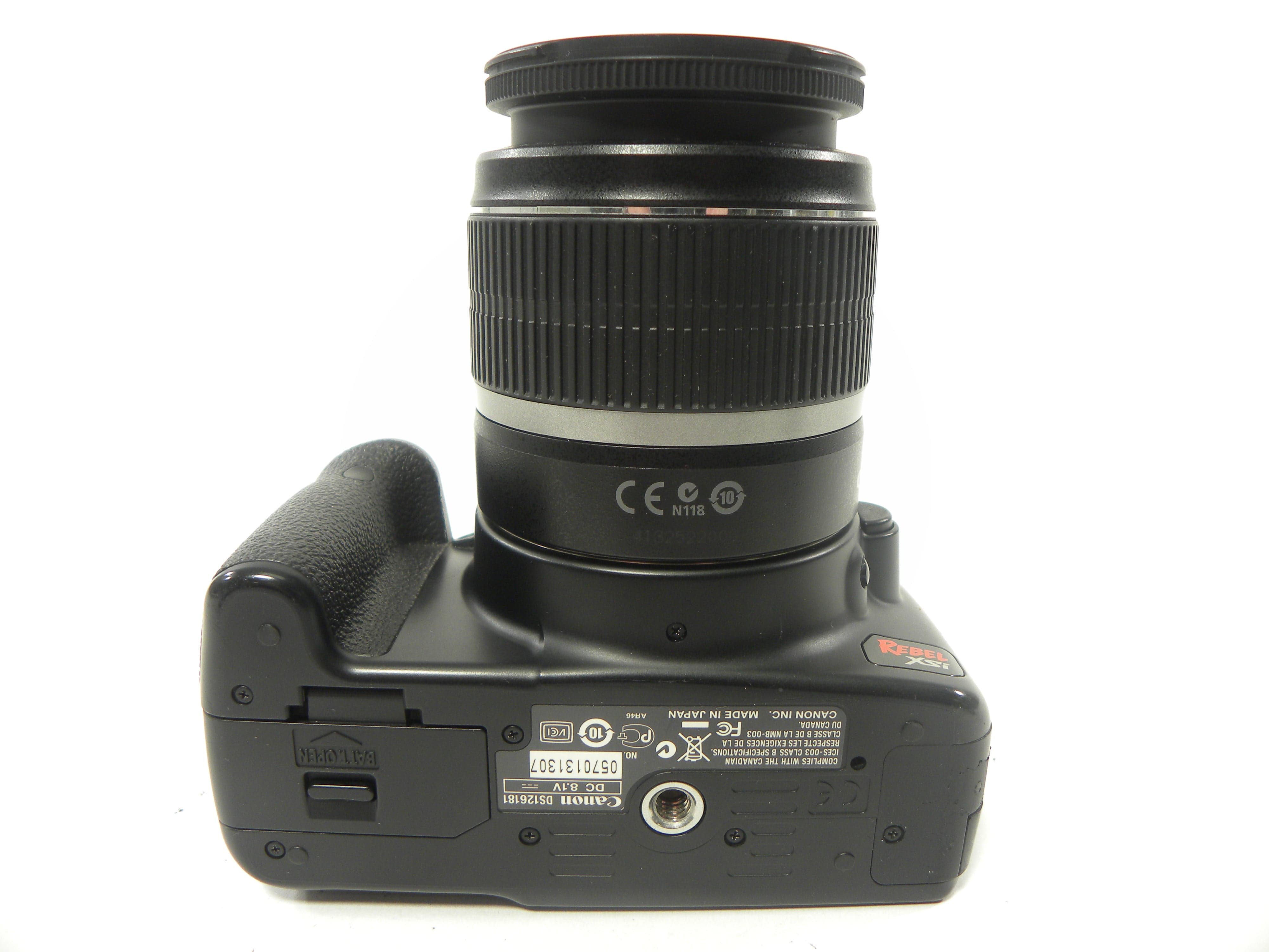 Canon EOS Rebel XSi 12.2mp Digital SLR w/EF-S 18-55 IS Shutter Ct. 24,635