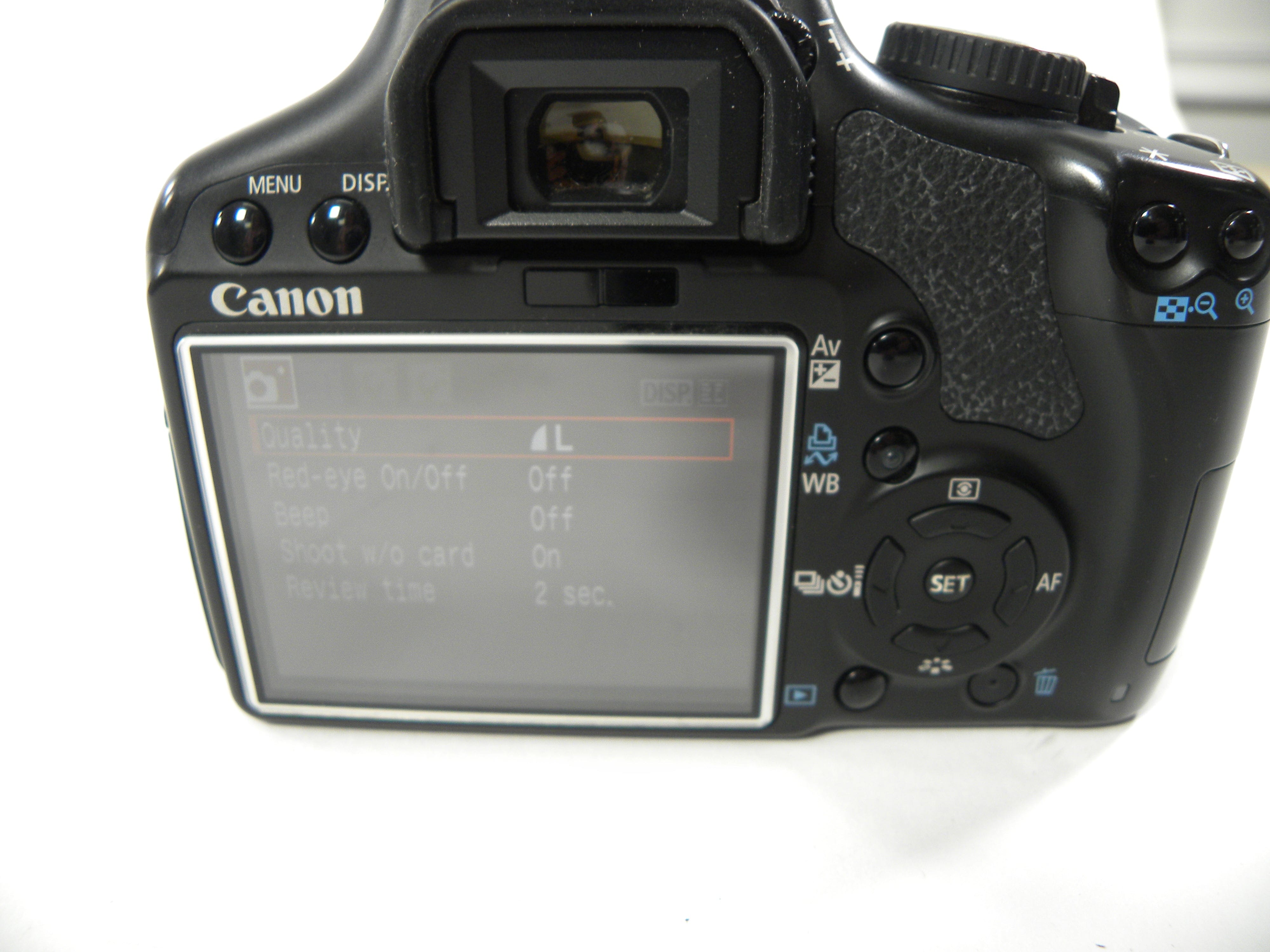 Canon EOS Rebel XSi 12.2mp Digital SLR w/EF-S 18-55 IS shutter Ct. 8,172