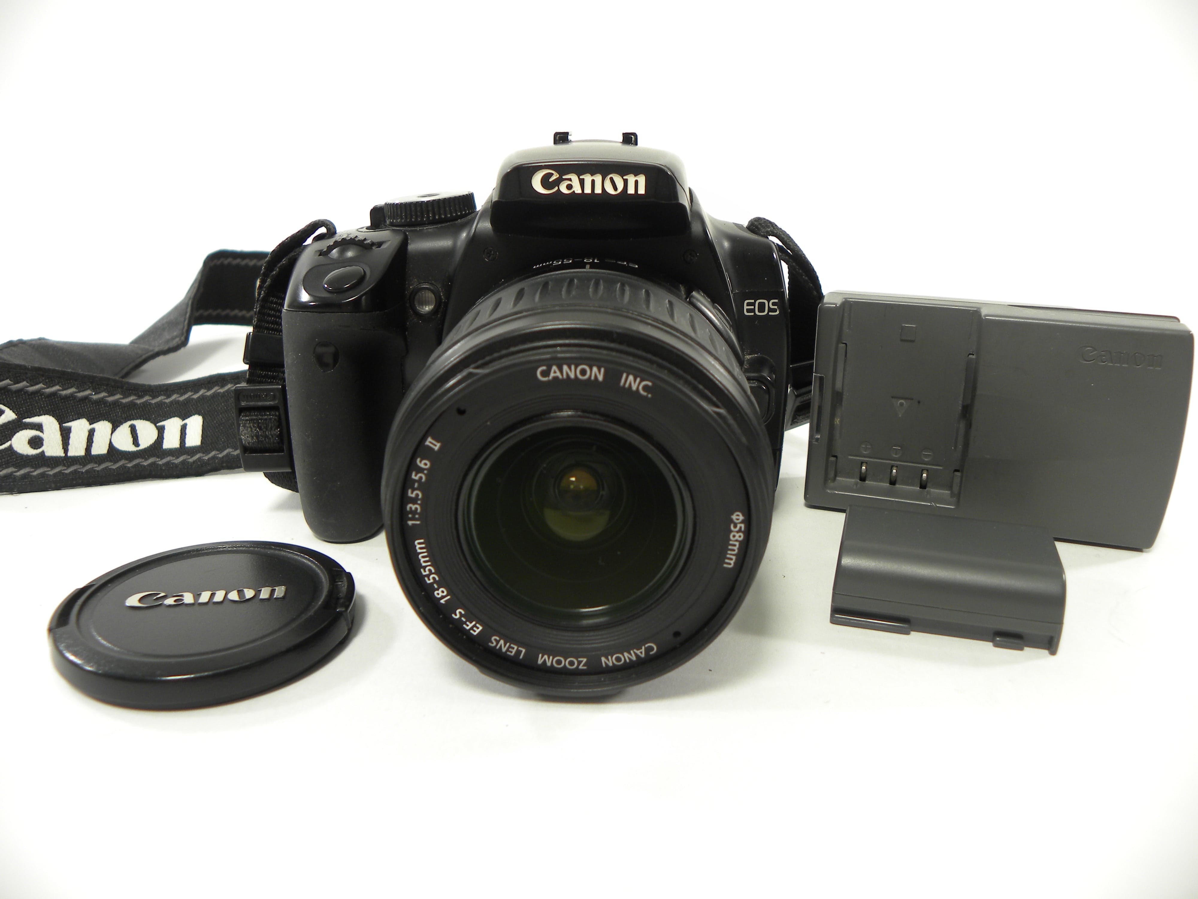 Canon EOS Rebel XTi 10.1mp Digital SLR w/EF-S 18-55mm f3.5-5.6 II