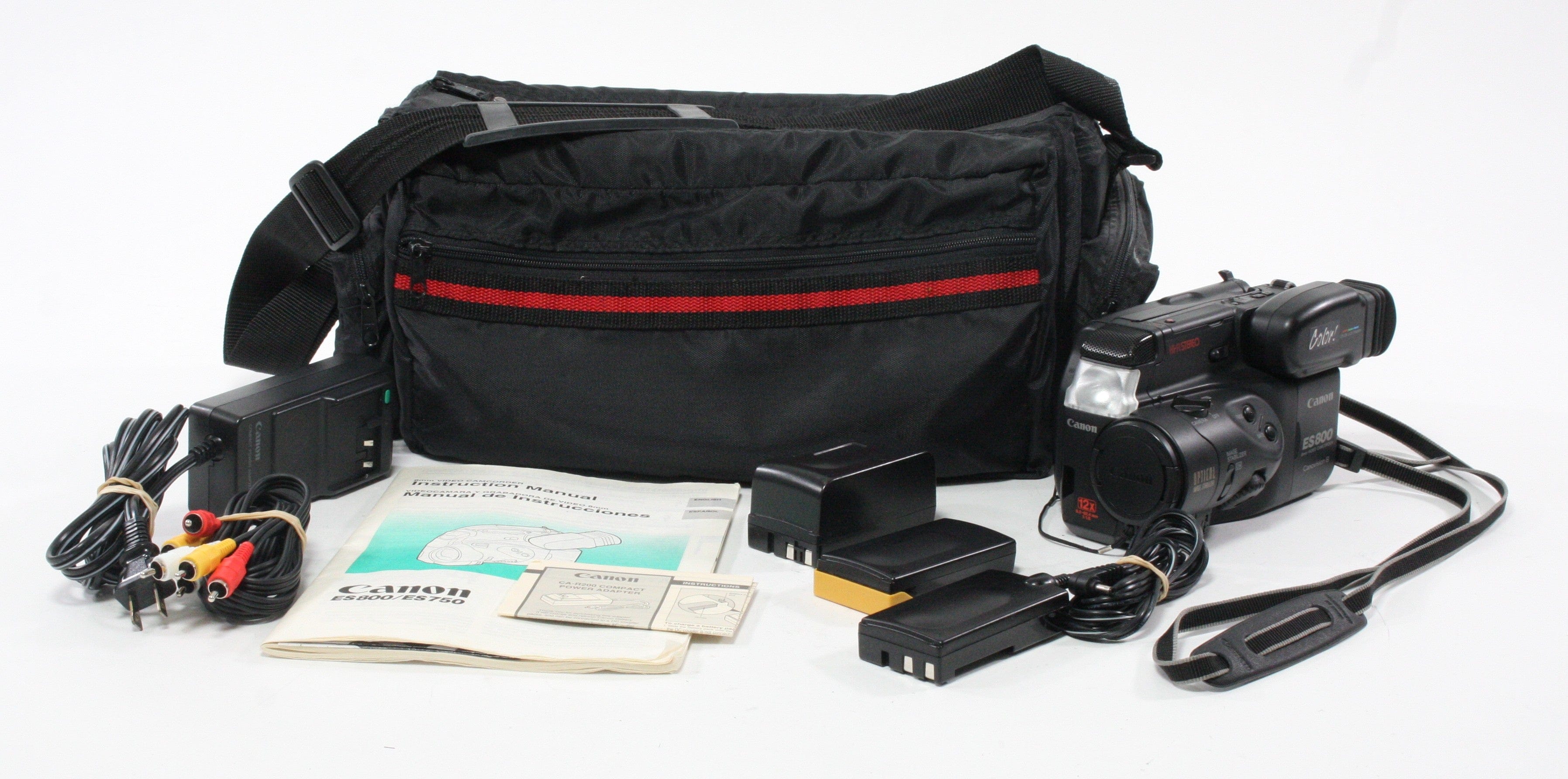 Canon ES800 8mm Camcorder with Accessories